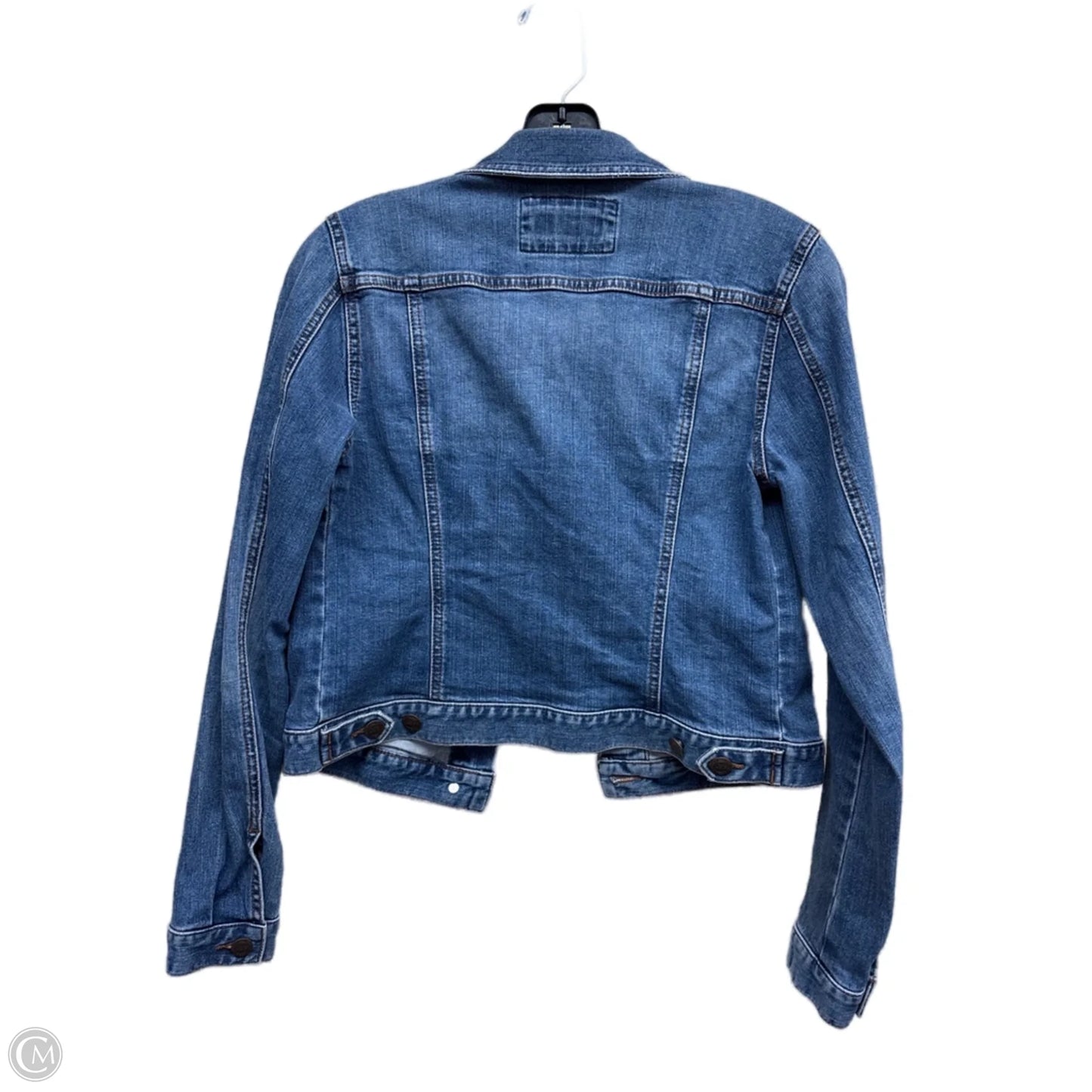 Jacket Denim By Loft In Blue Denim, Size: Xs