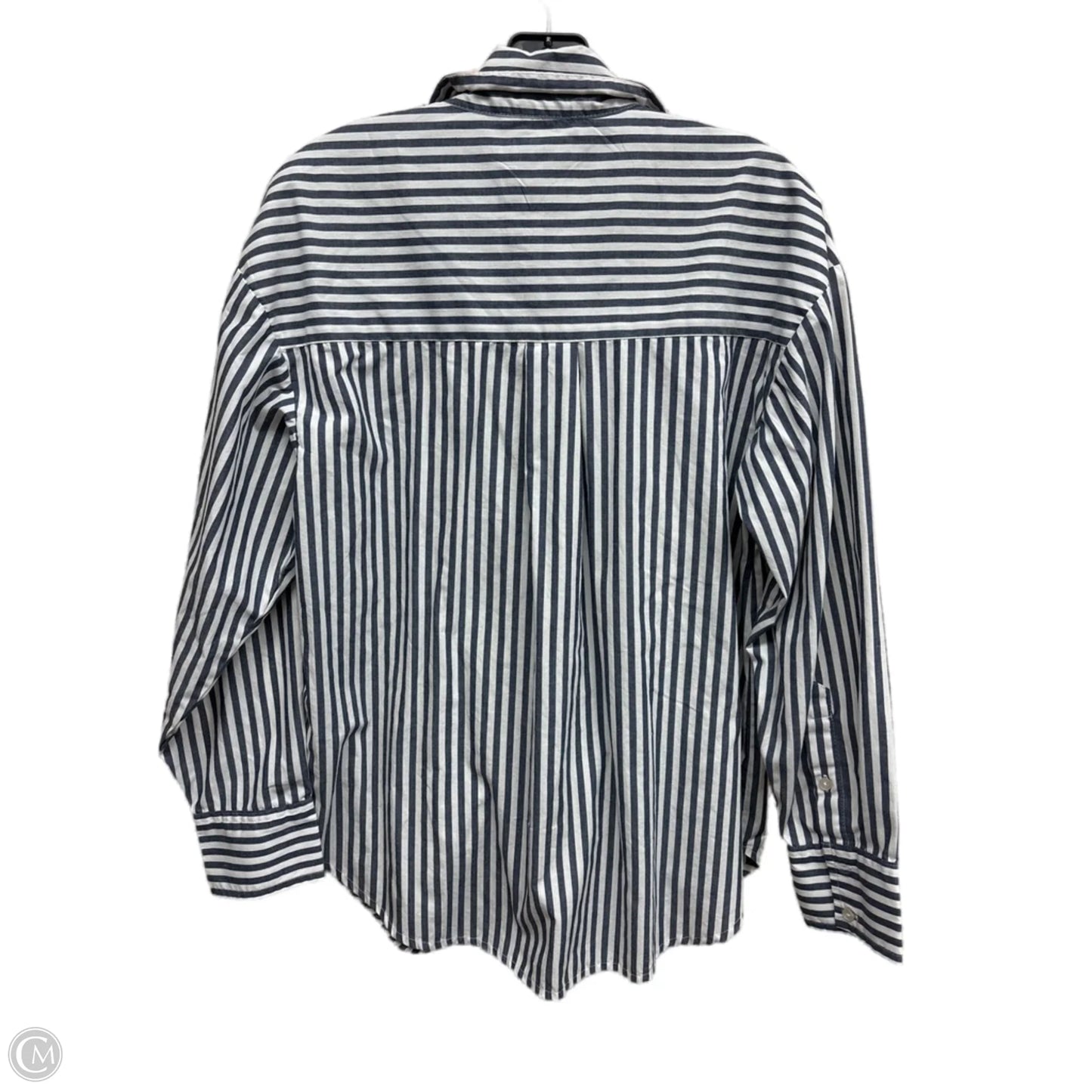 Top Long Sleeve By Abercrombie And Fitch In Striped Pattern, Size: Xs