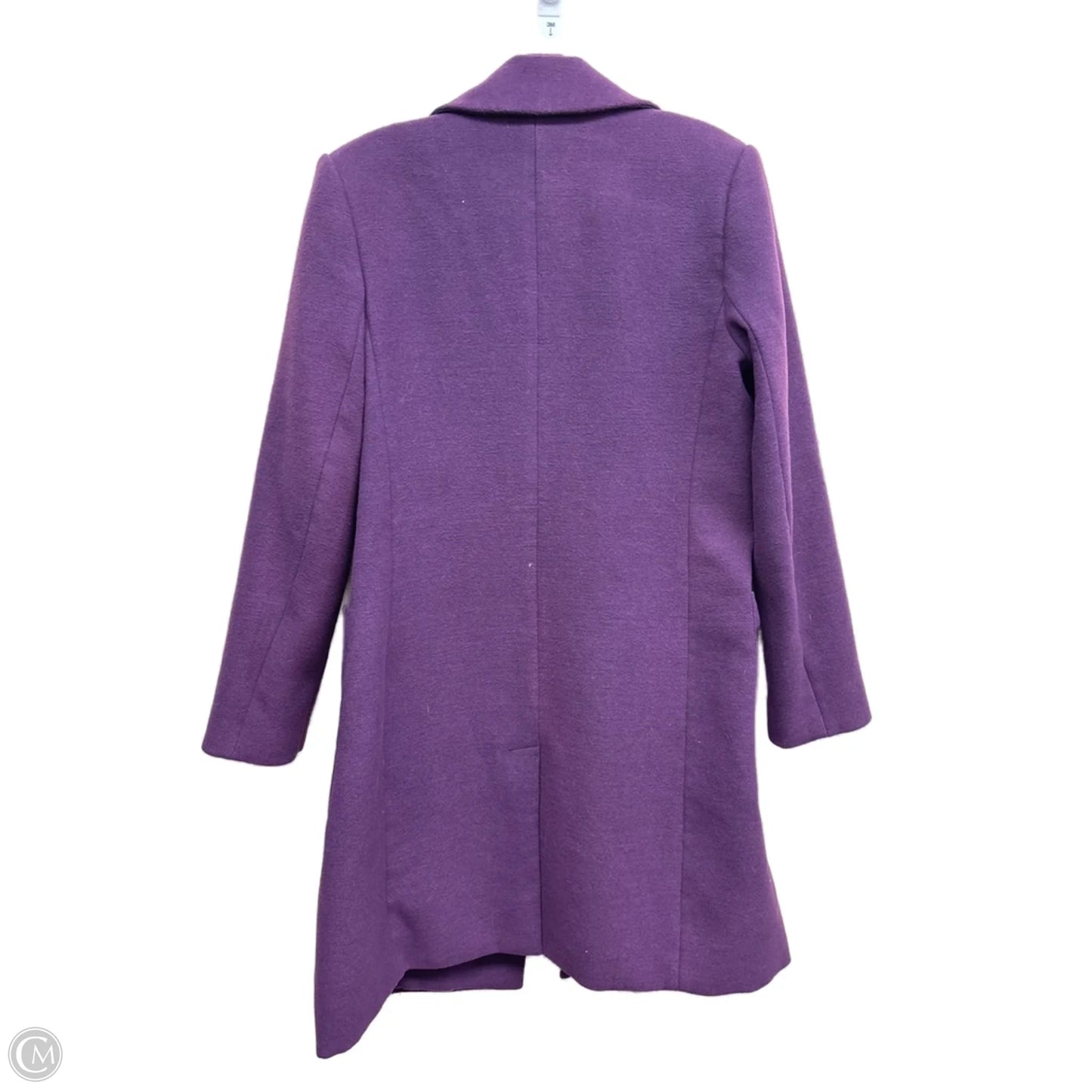 Coat Peacoat By Banana Republic In Purple, Size: S