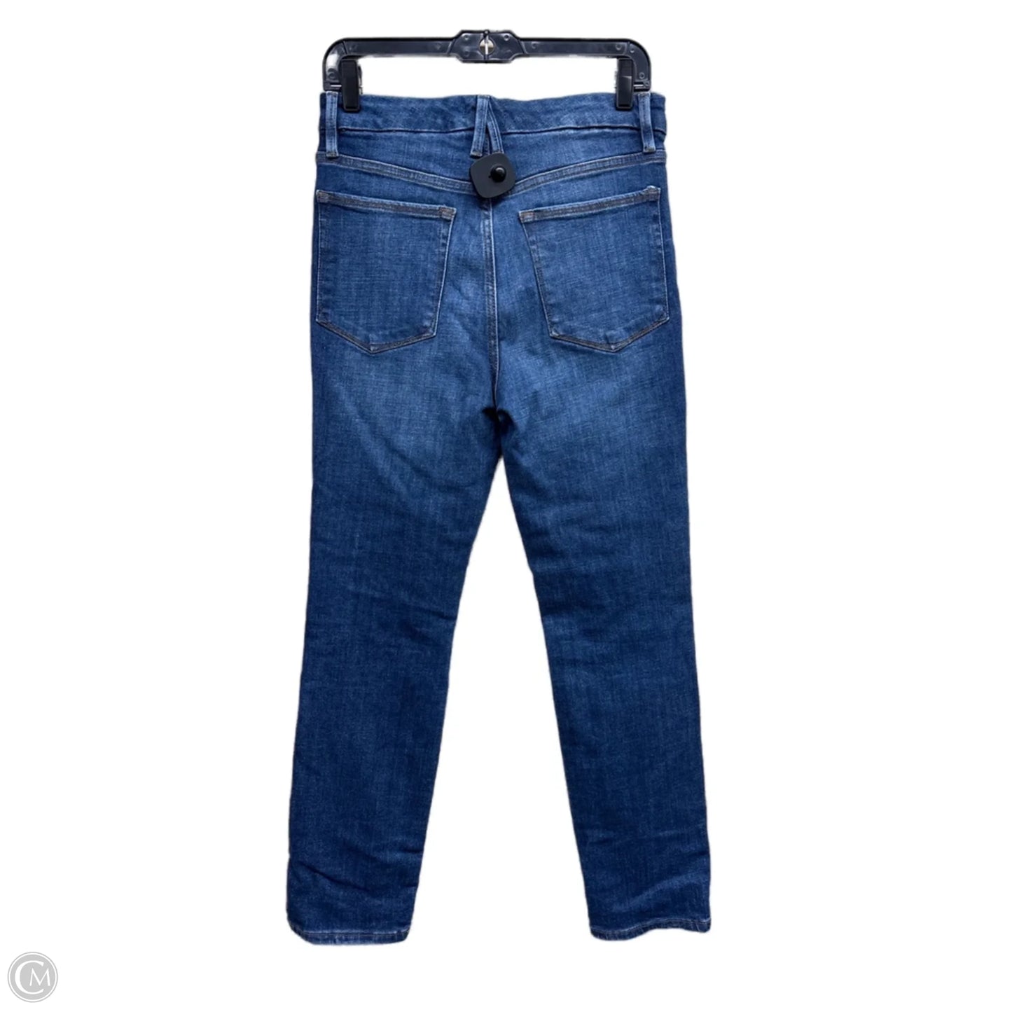 Jeans Straight By Good American In Blue Denim, Size: 8