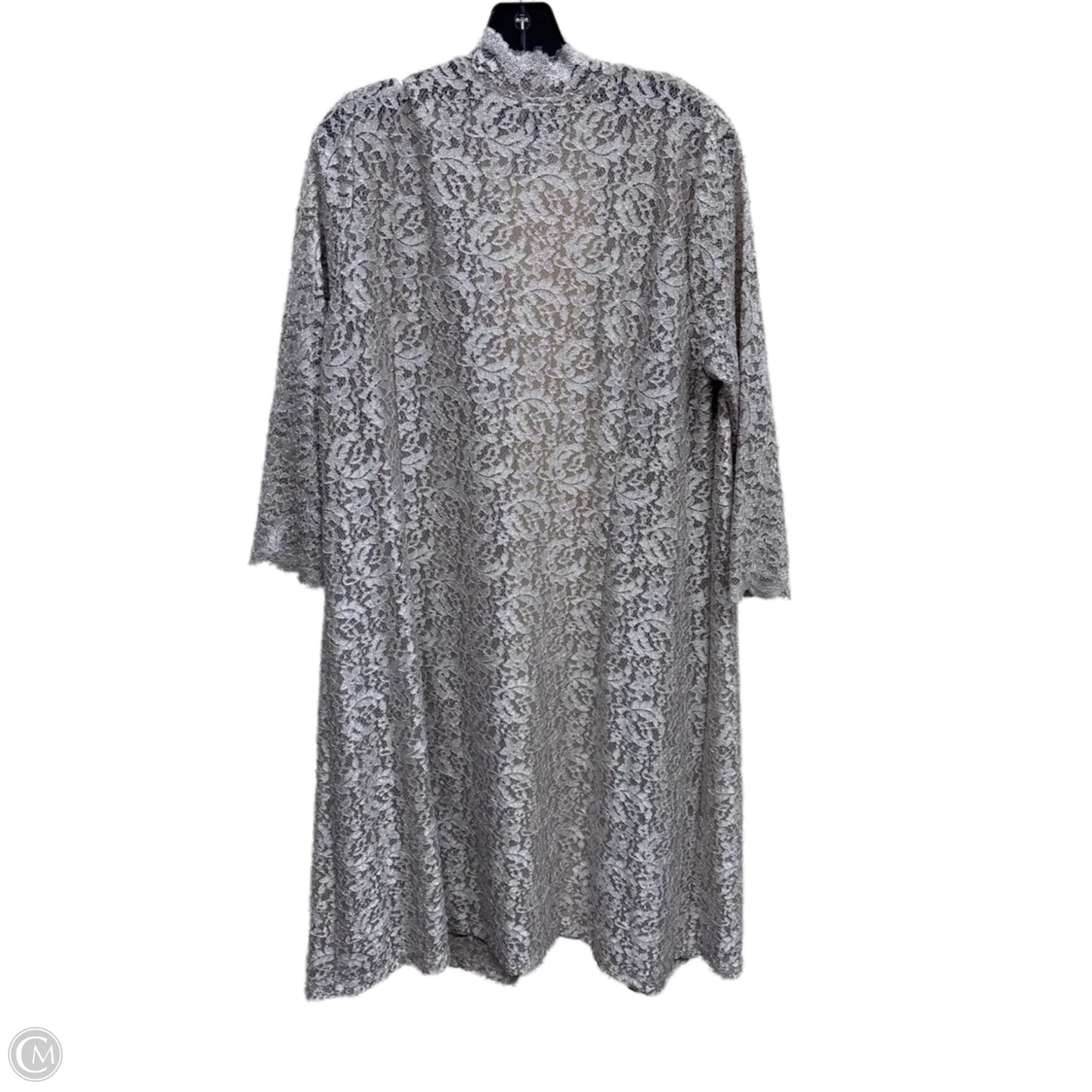 Sweater Cardigan By Alex Evenings In Gold, Size: M