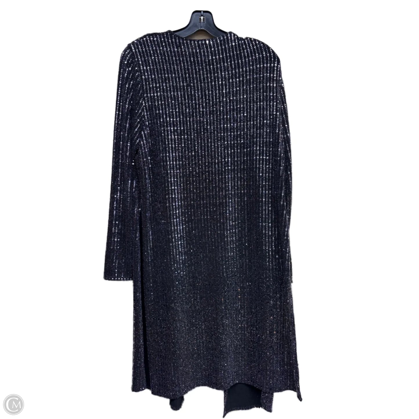 Sweater Cardigan By Anne Klein In Silver, Size: M