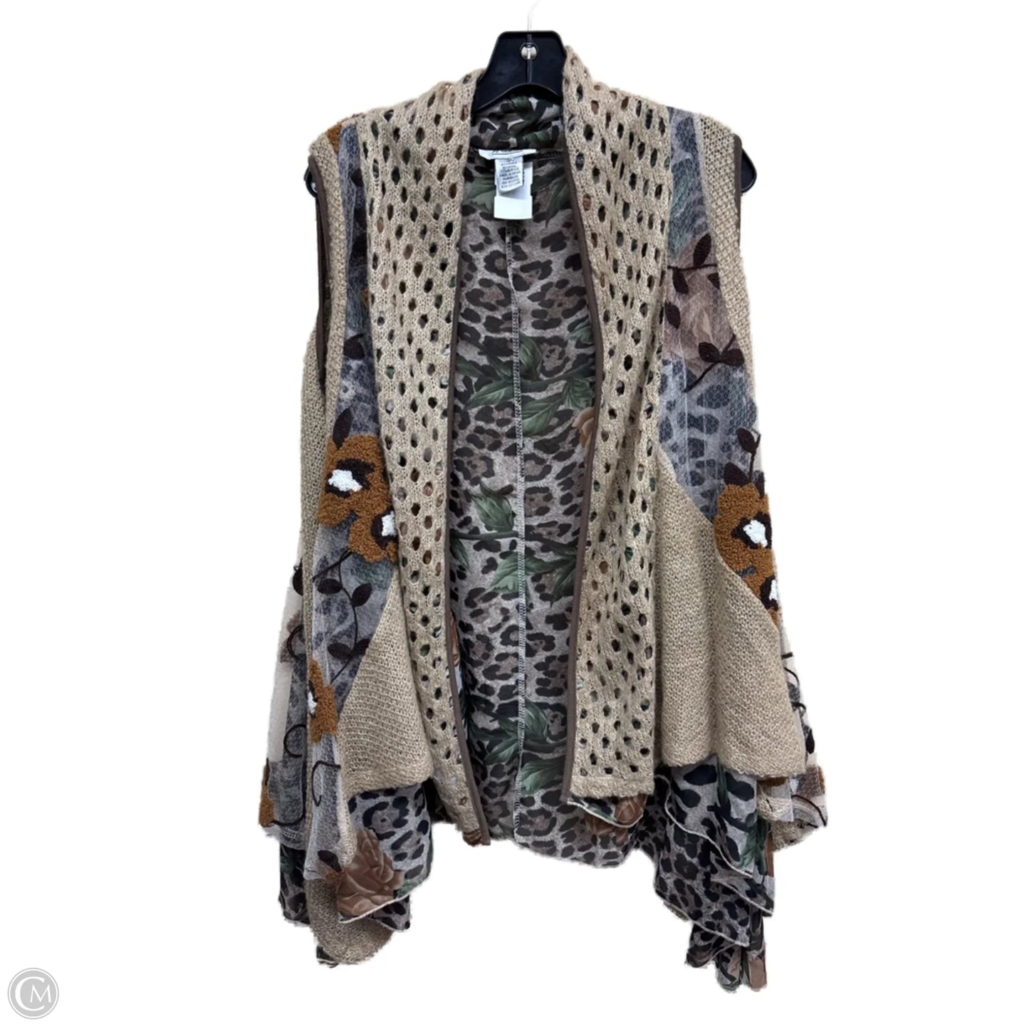 Vest Other By Clothes Mentor In Brown, Size: M