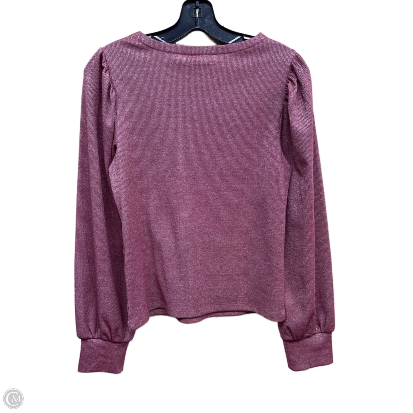 Top Long Sleeve By Clothes Mentor In Maroon, Size: M