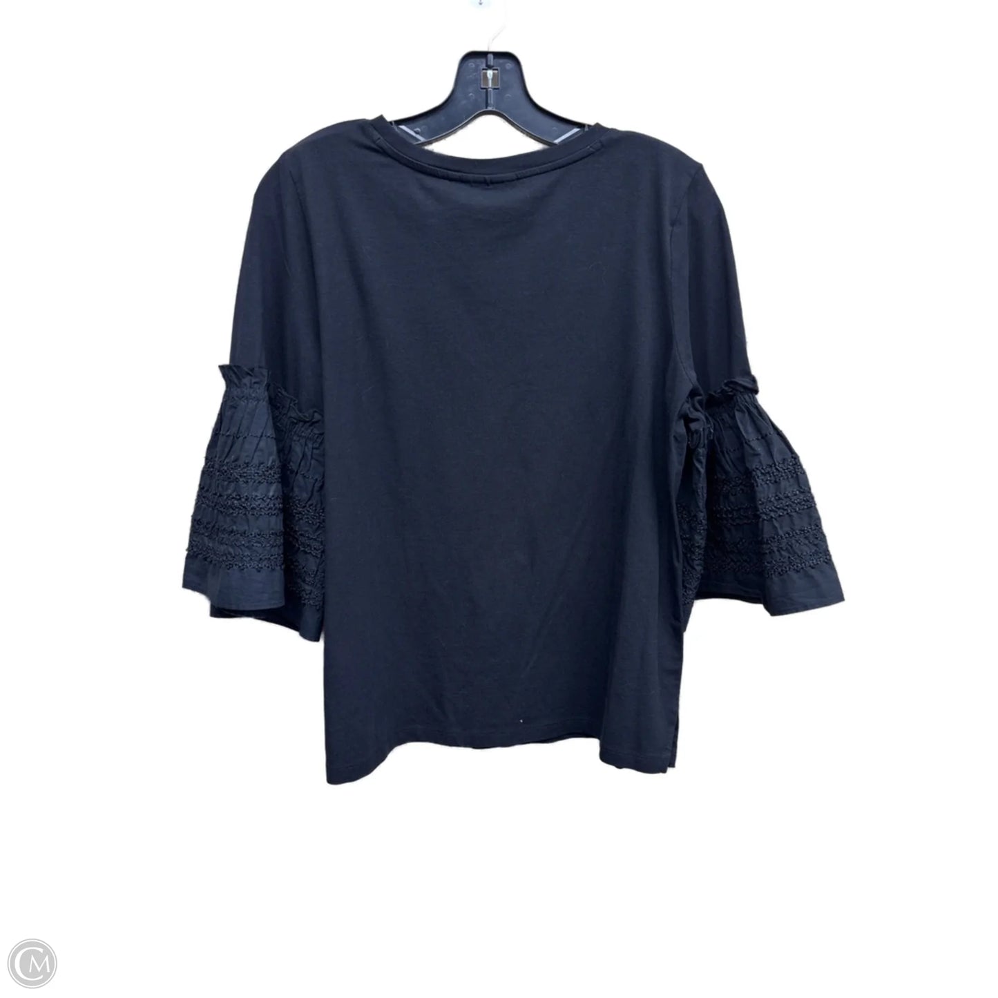 Top Short Sleeve By Chicos In Black, Size: M