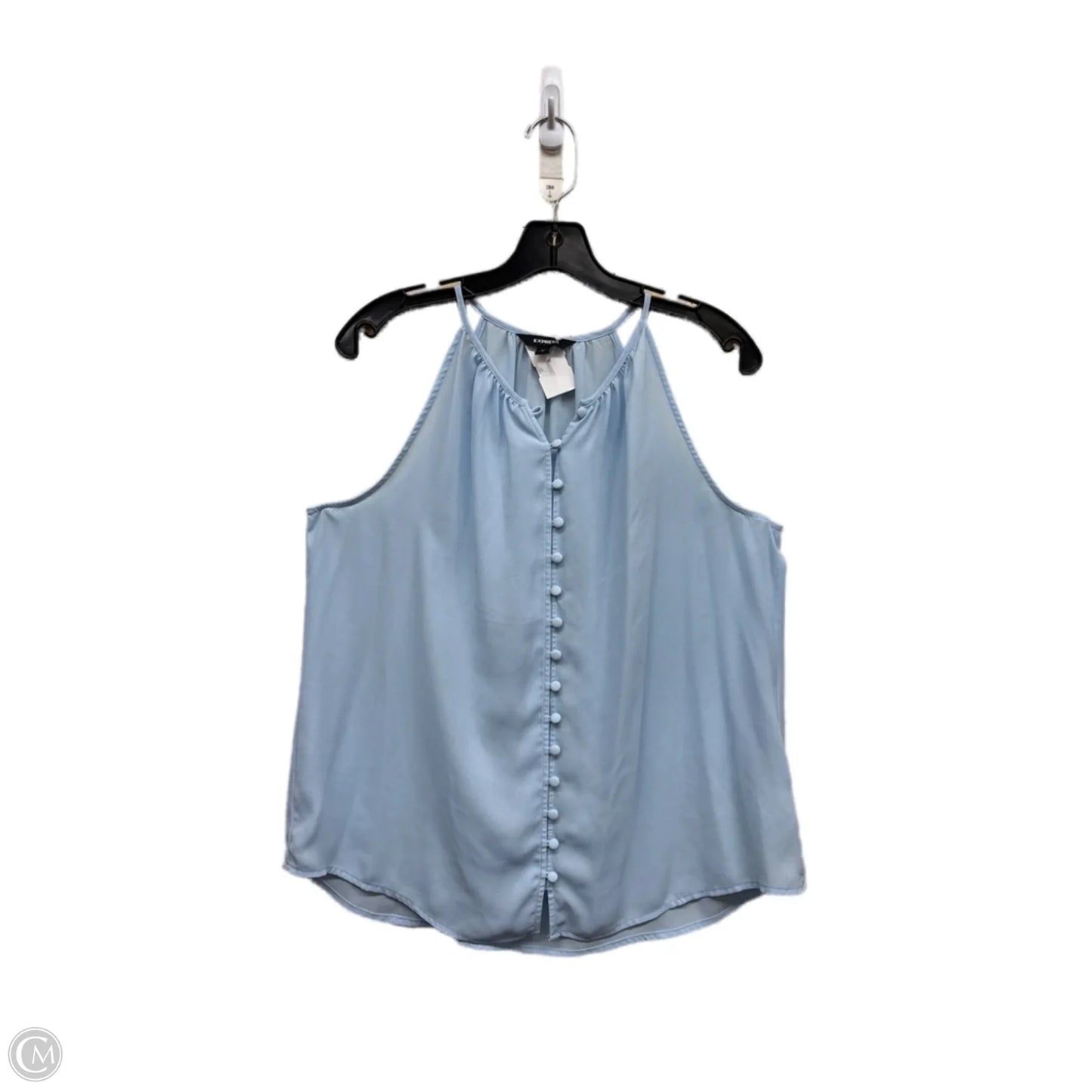 Top Sleeveless By Express In Blue, Size: L