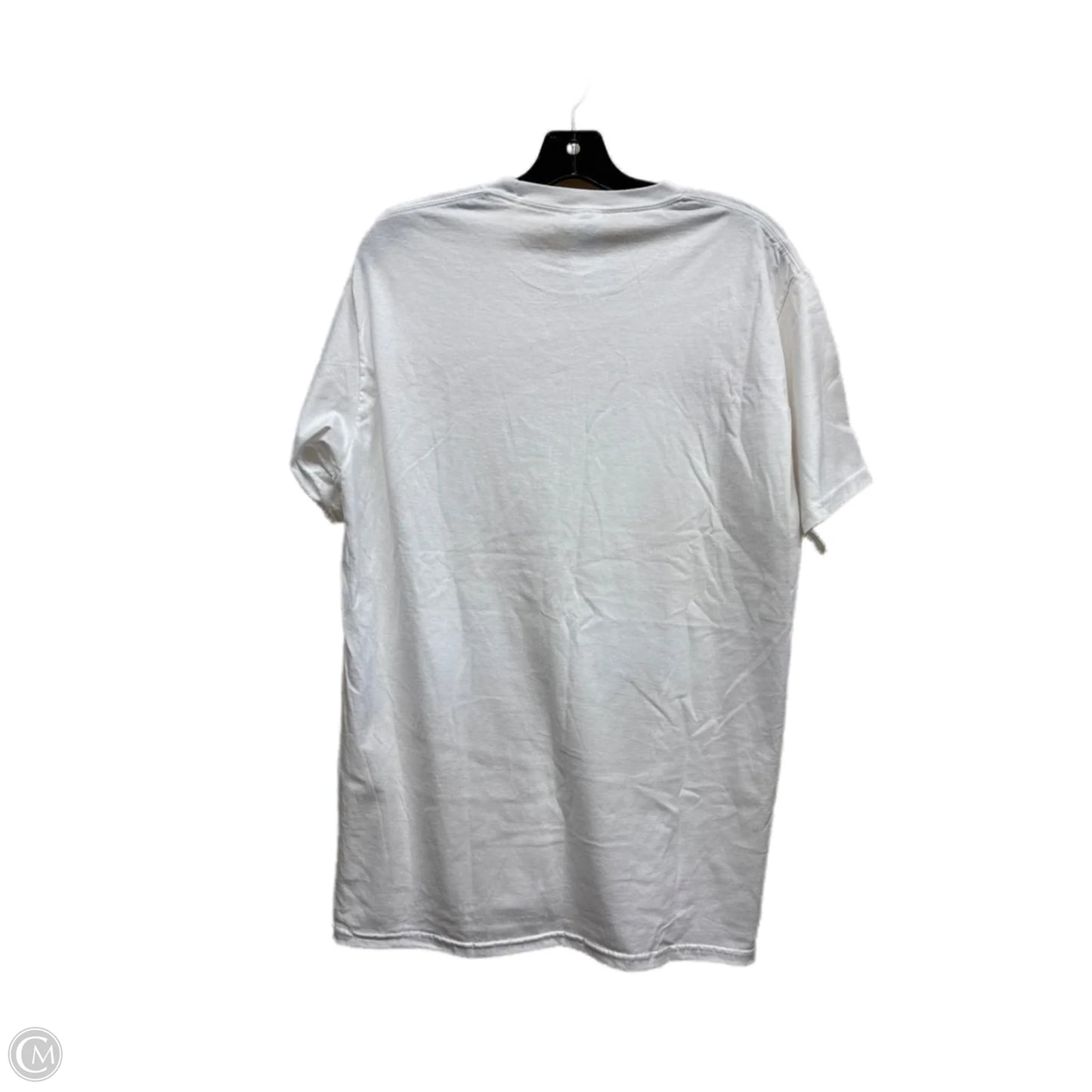 Top Short Sleeve By Clothes Mentor In White