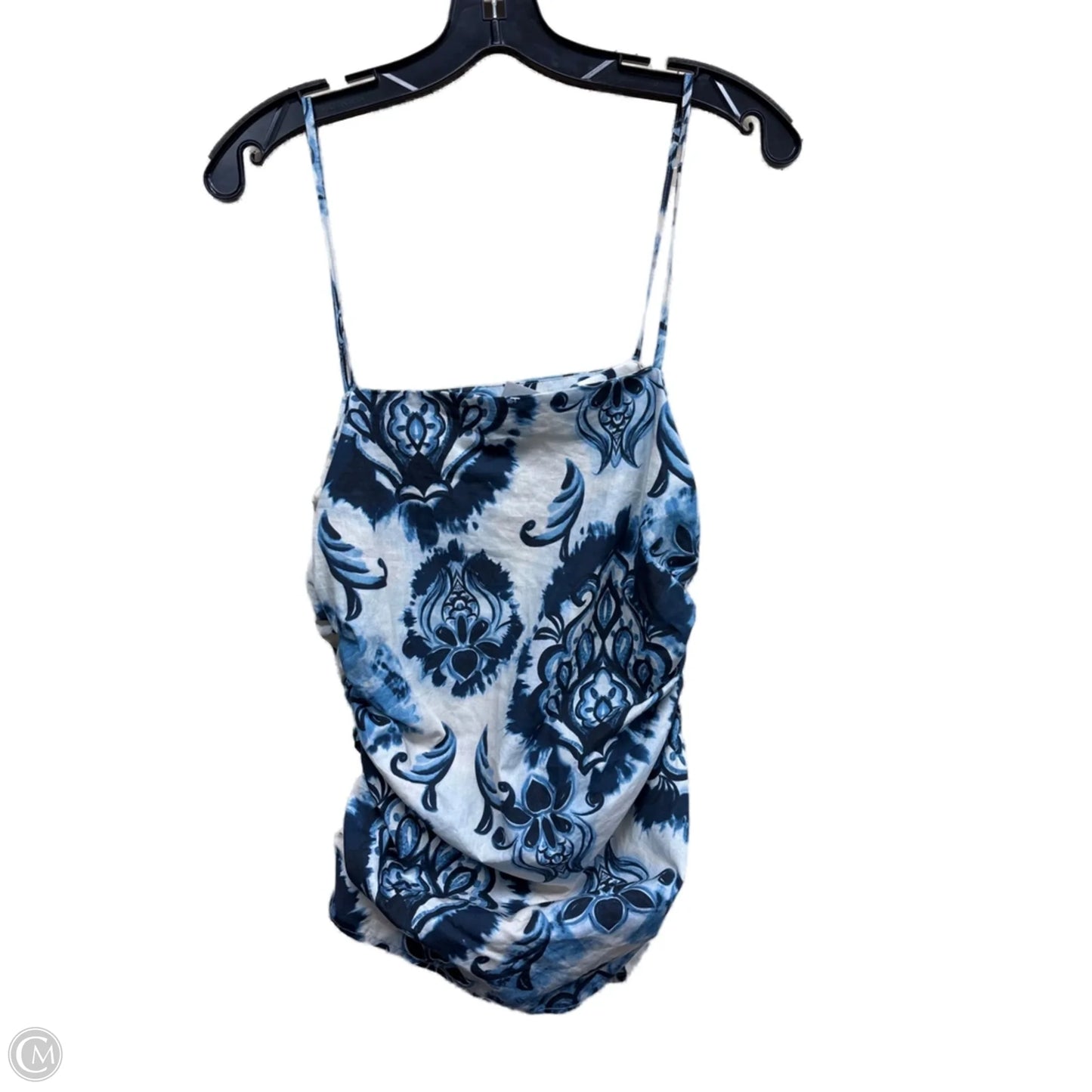 Top Sleeveless By Zara In Blue, Size: M