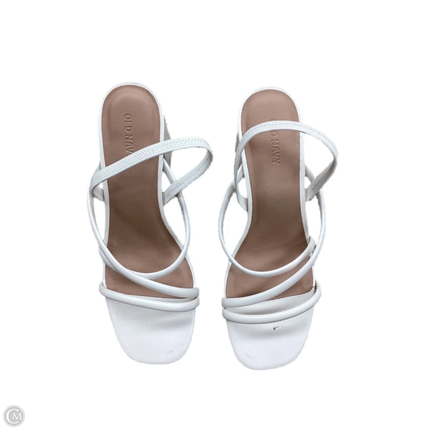 Shoes Heels Block By Old Navy In White, Size: 8