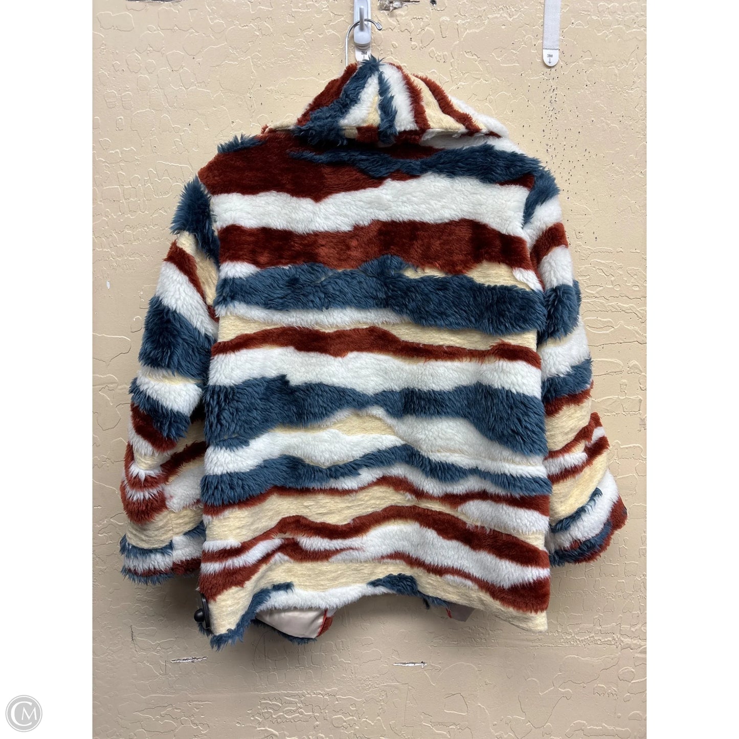Jacket Faux Fur & Sherpa By Anthropologie In Multi-colored, Size: Xs