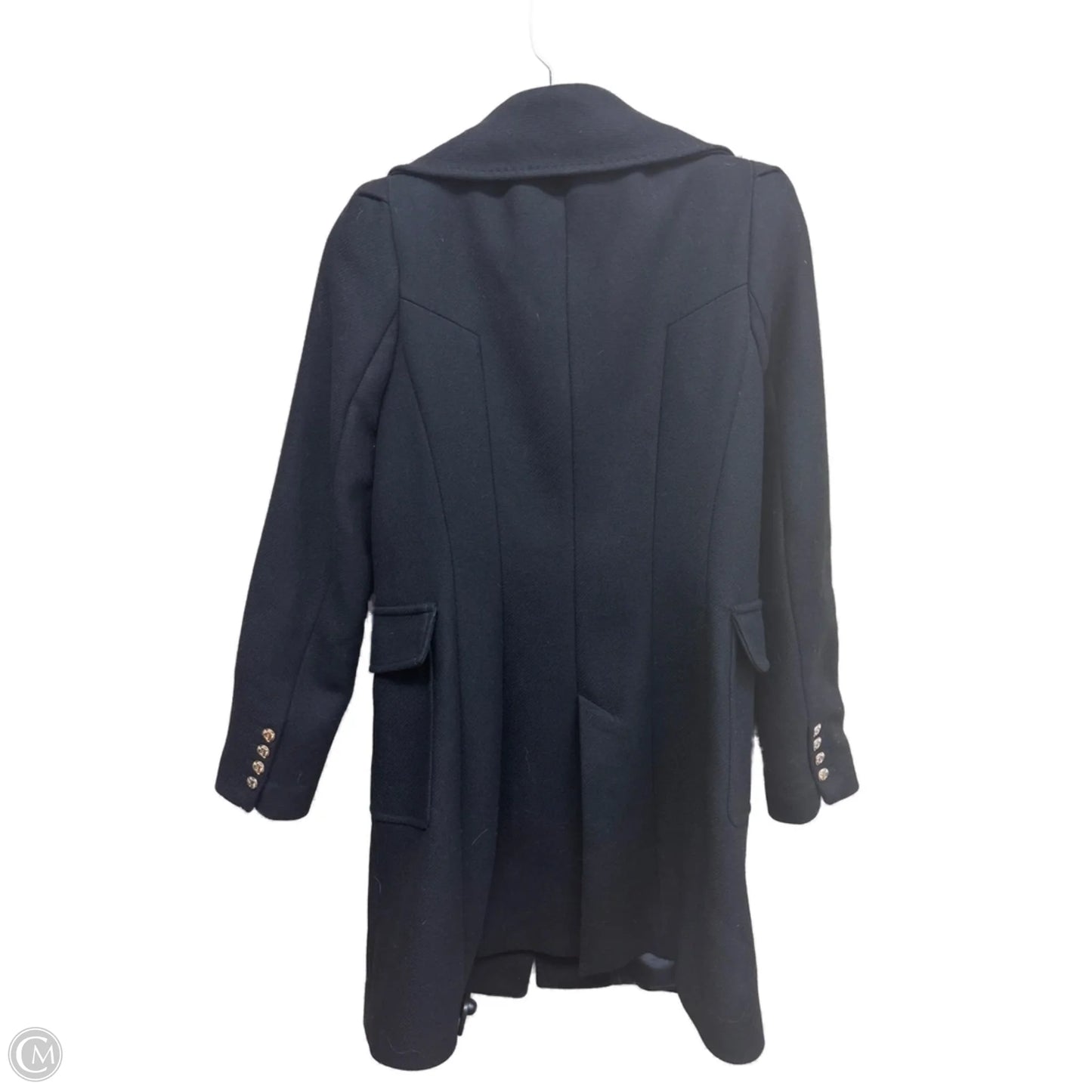 Coat Peacoat By Zara In Black, Size: M