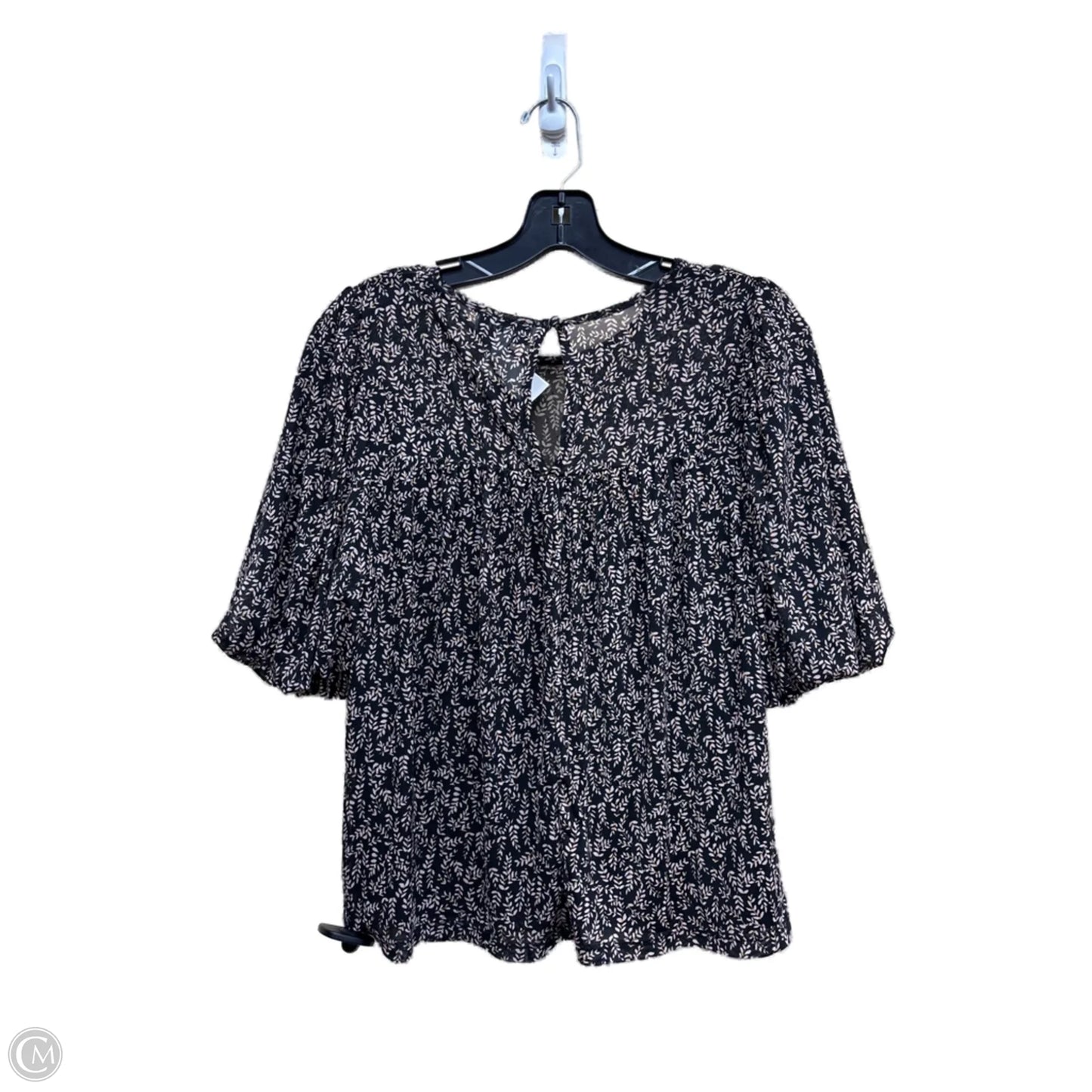 Top Short Sleeve By Evereve In Multi-colored, Size: S