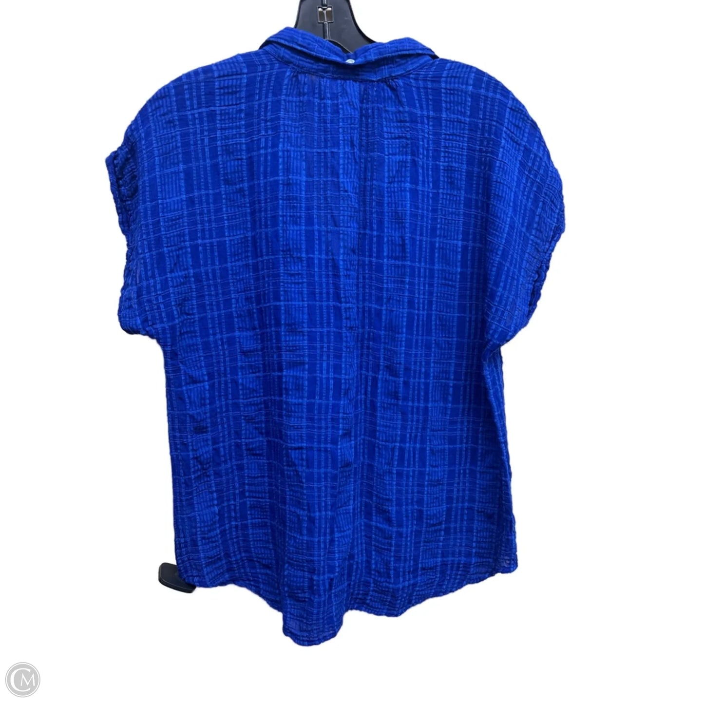 Top Short Sleeve By Cloth & Stone In Blue, Size: M