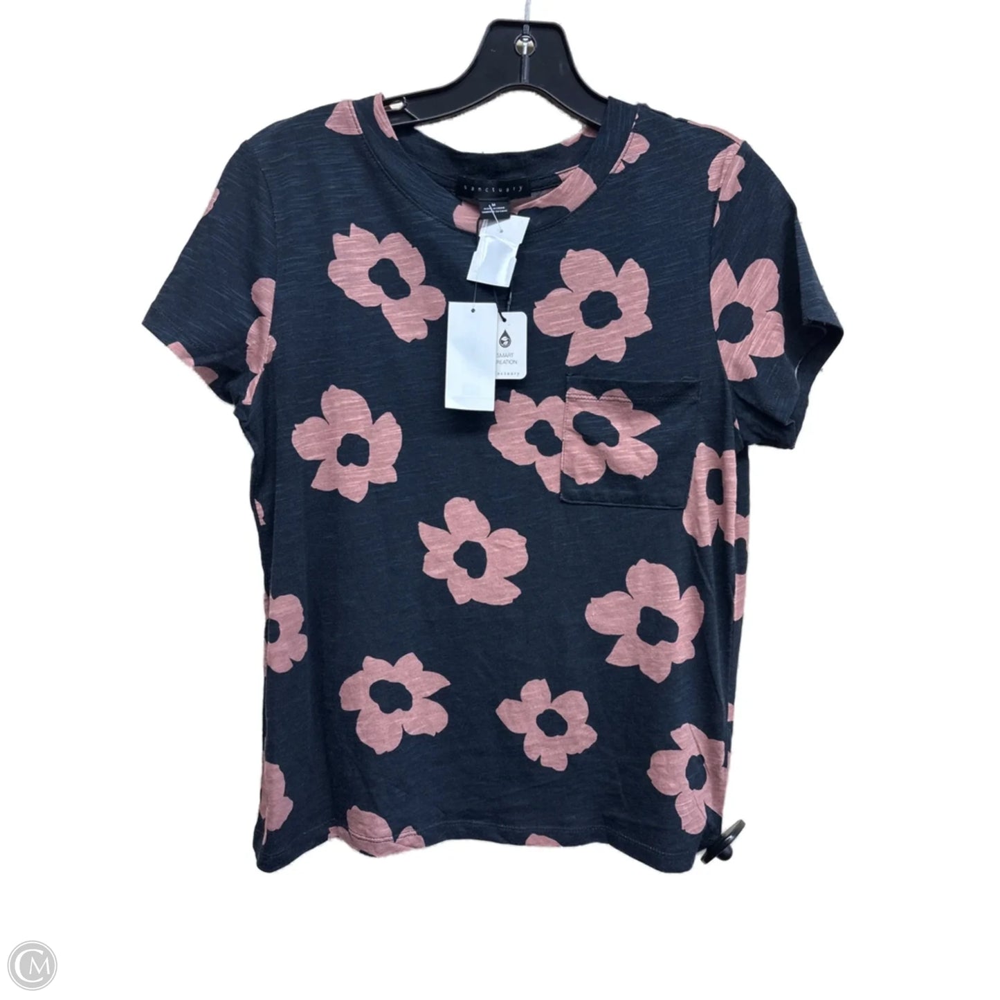 Top Short Sleeve By Sanctuary In Floral Print, Size: M