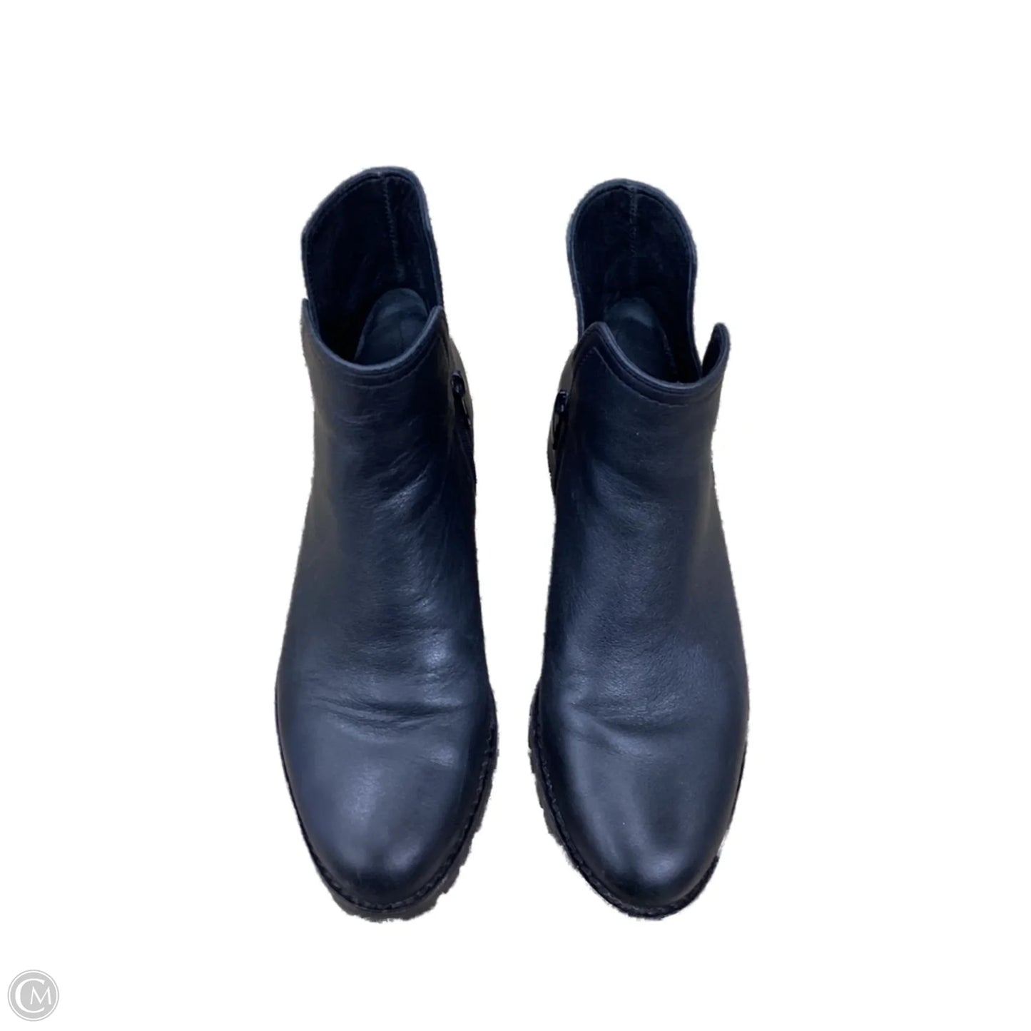 Boots Ankle Heels By Vince In Black, Size: 7