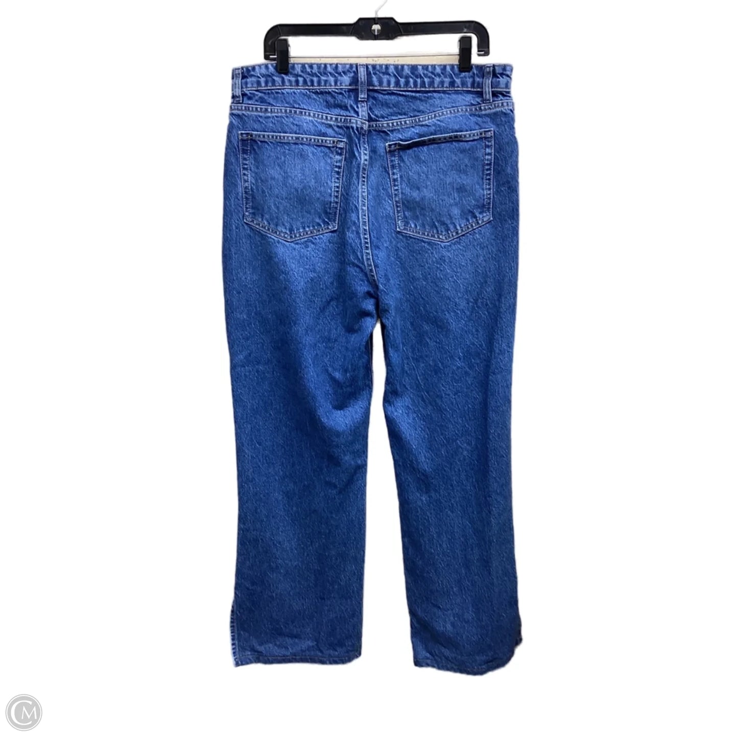 Jeans Straight By Reformation In Blue Denim, Size: 12