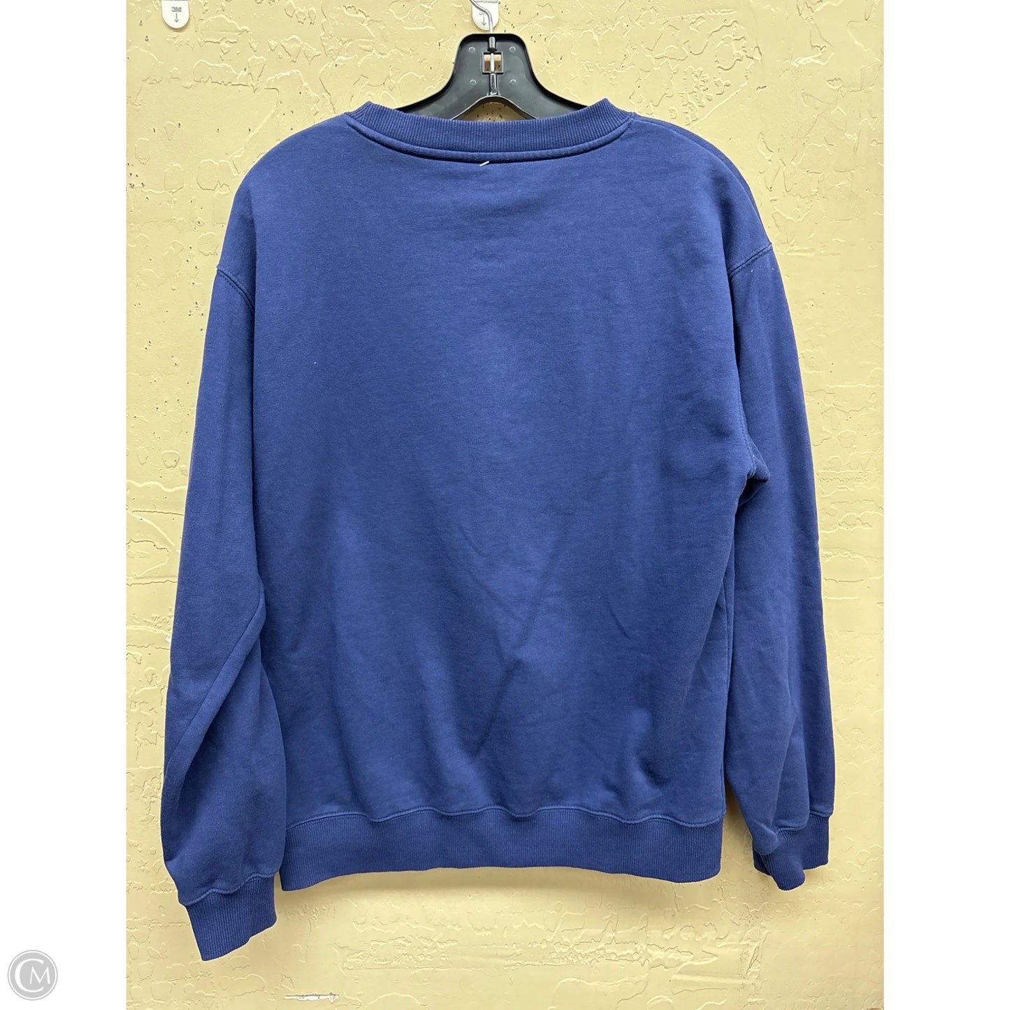 Sweatshirt Crewneck By Clothes Mentor In Navy, Size: S
