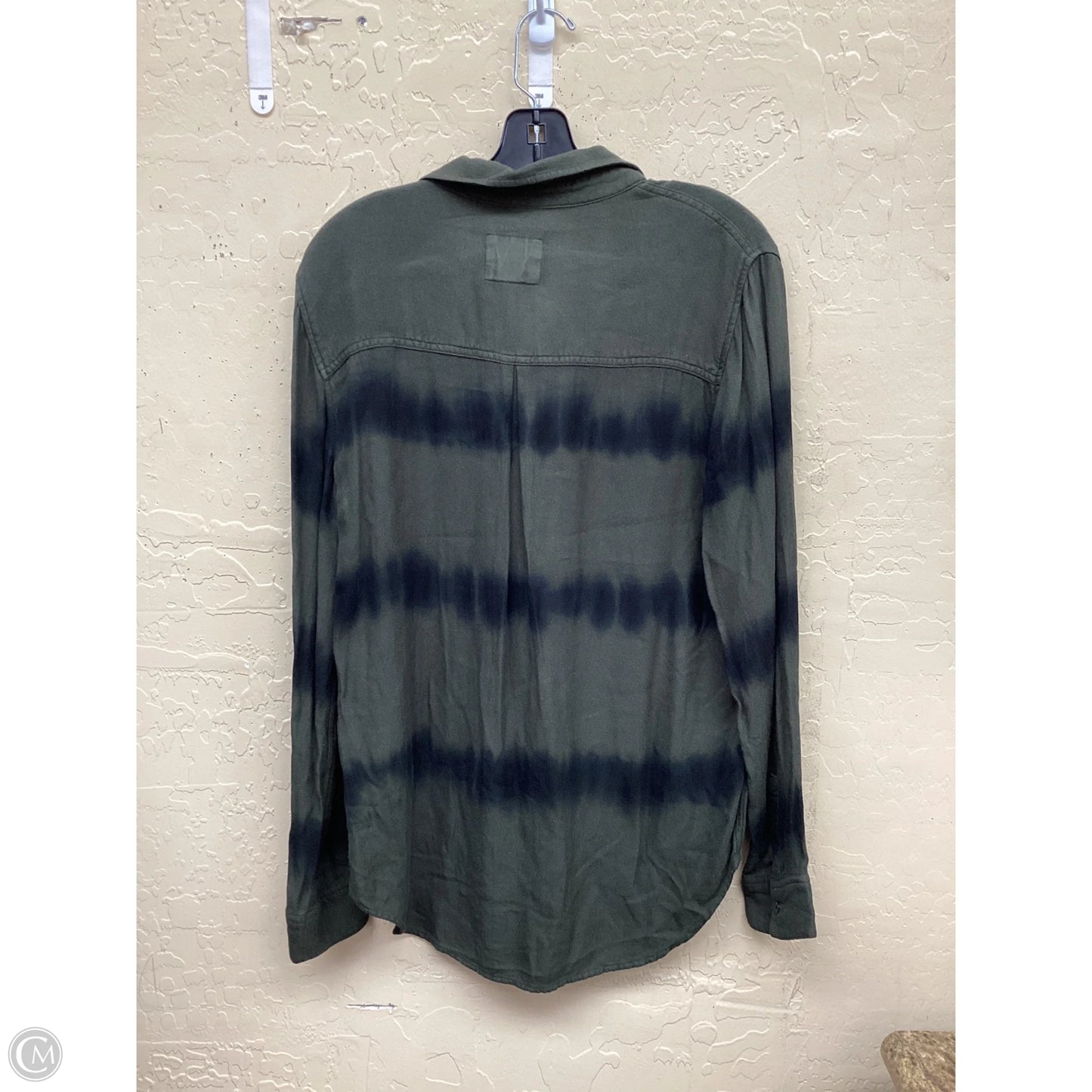 Top Long Sleeve By Rails In Green, Size: M