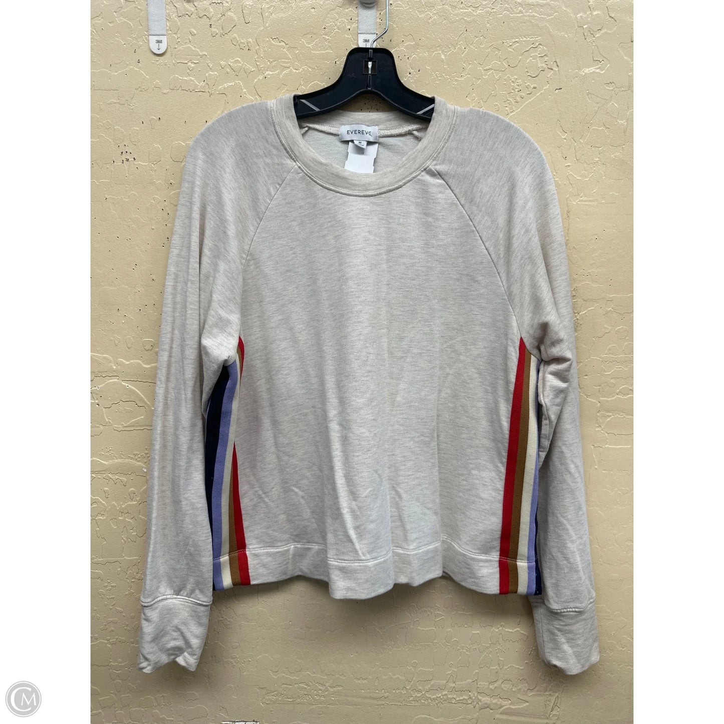 Sweatshirt Crewneck By Evereve In Tan, Size: M