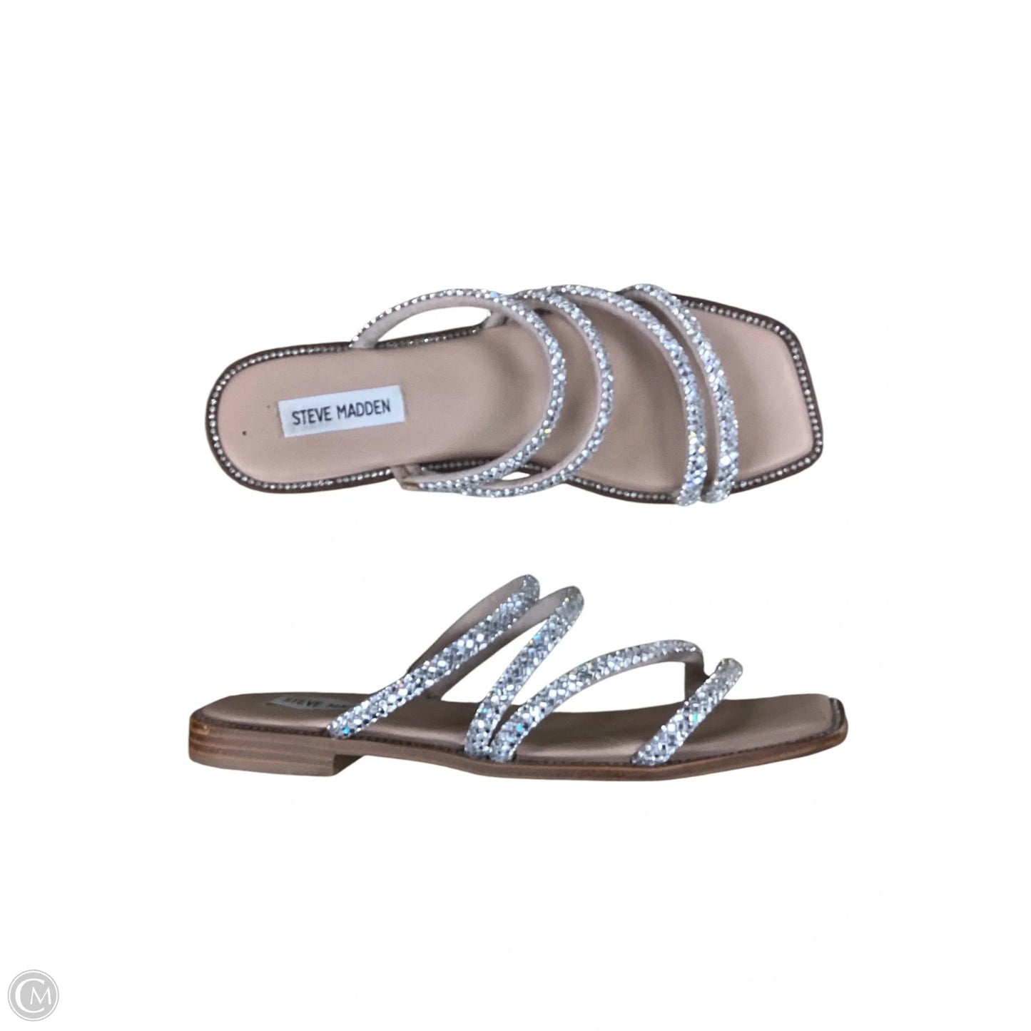 Sandals Flats By Steve Madden In Clear, Size: 8.5