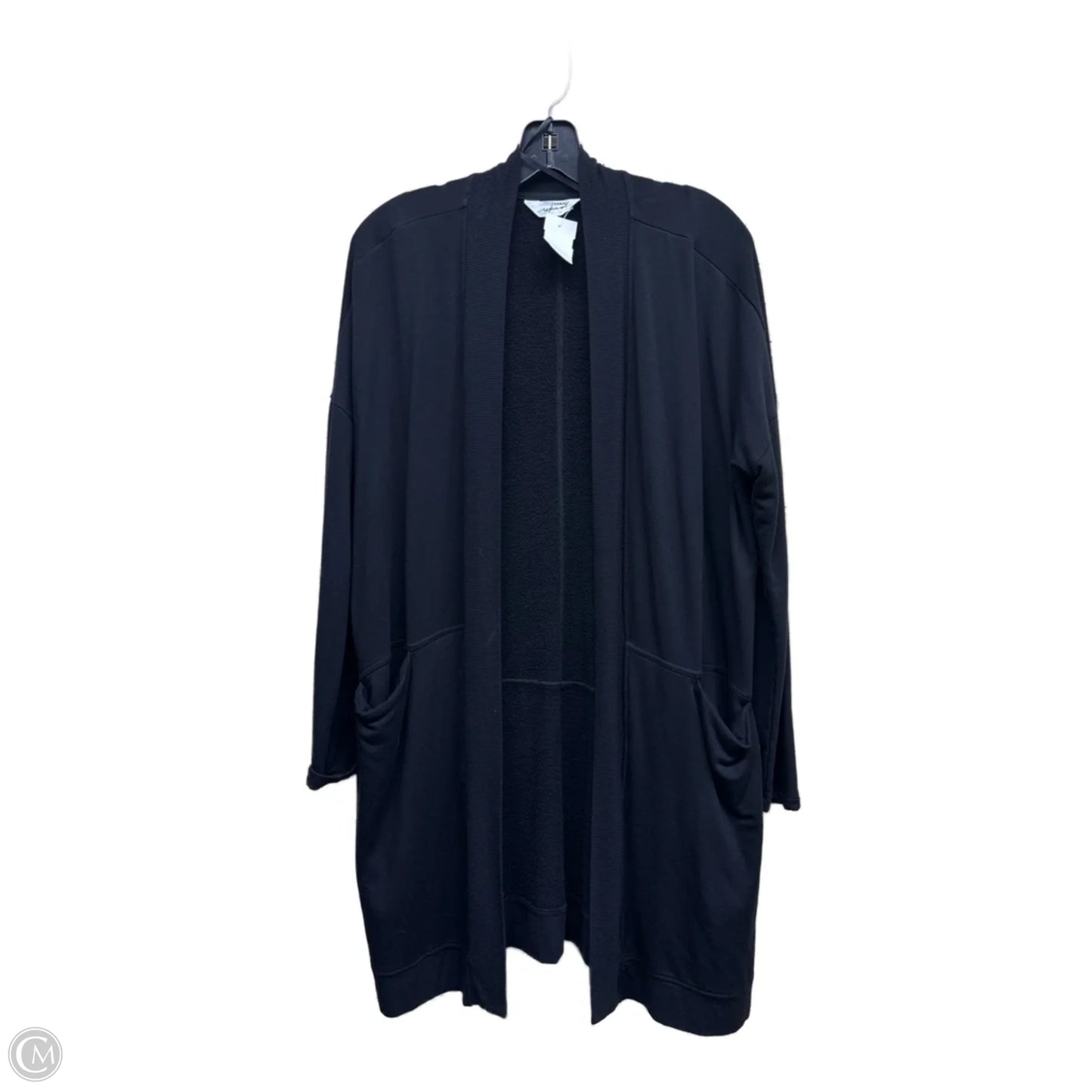 Sweater Cardigan By Soma In Black, Size: L