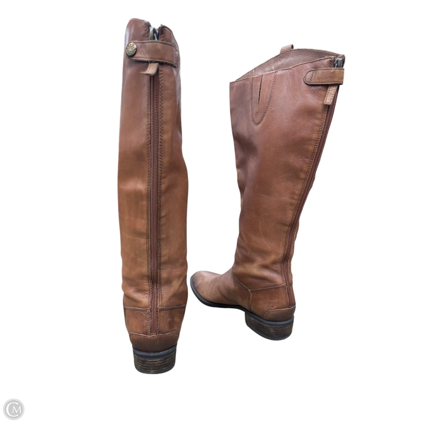 Boots Knee Flats By Sam Edelman In Brown, Size: 8