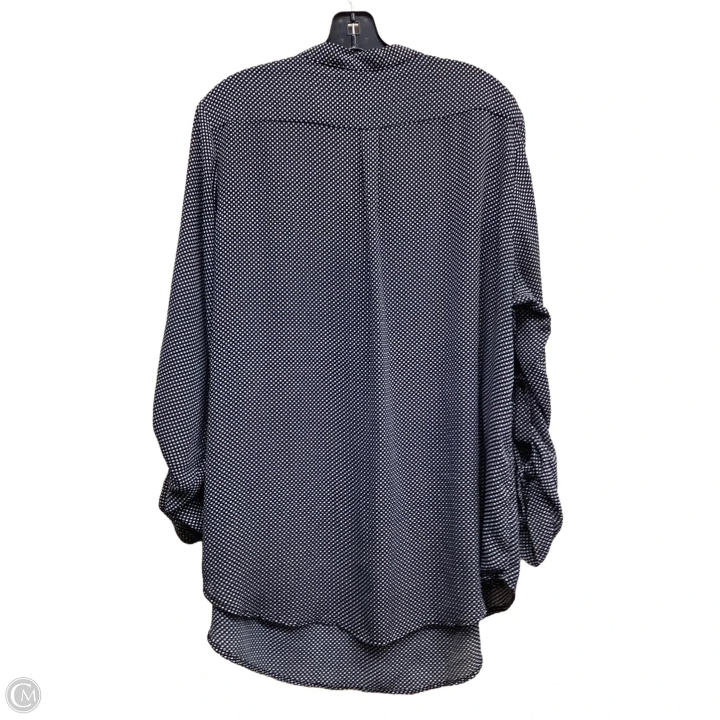 Top Long Sleeve By Zac And Rachel In Polkadot Pattern, Size: 2x