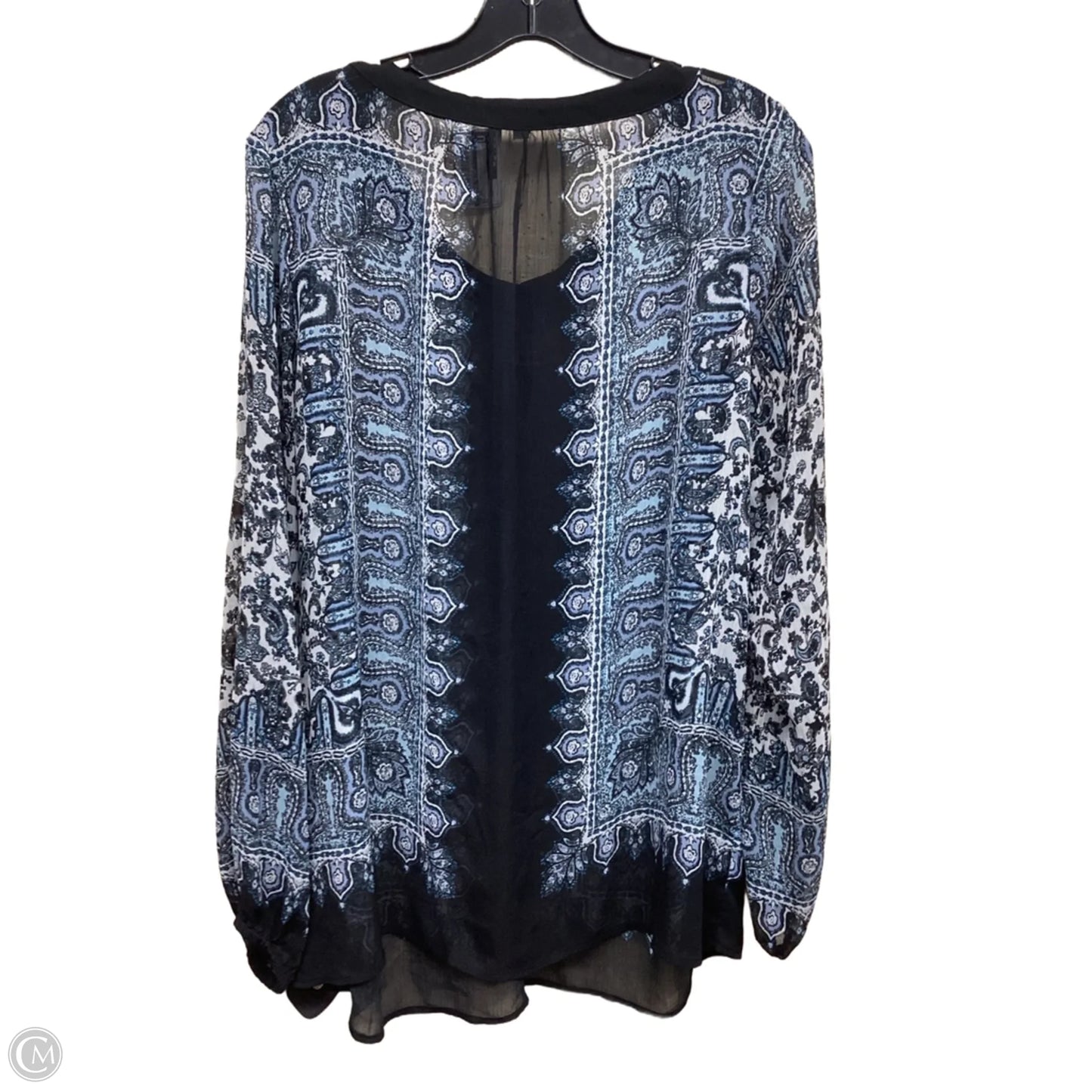Top Long Sleeve By Rose And Olive In Multi-colored, Size: 2x