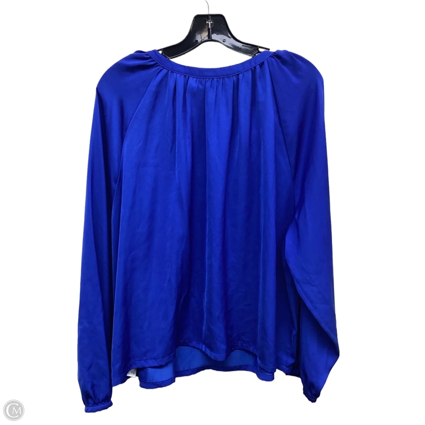 Top Long Sleeve By Apt 9 In Blue, Size: 2x