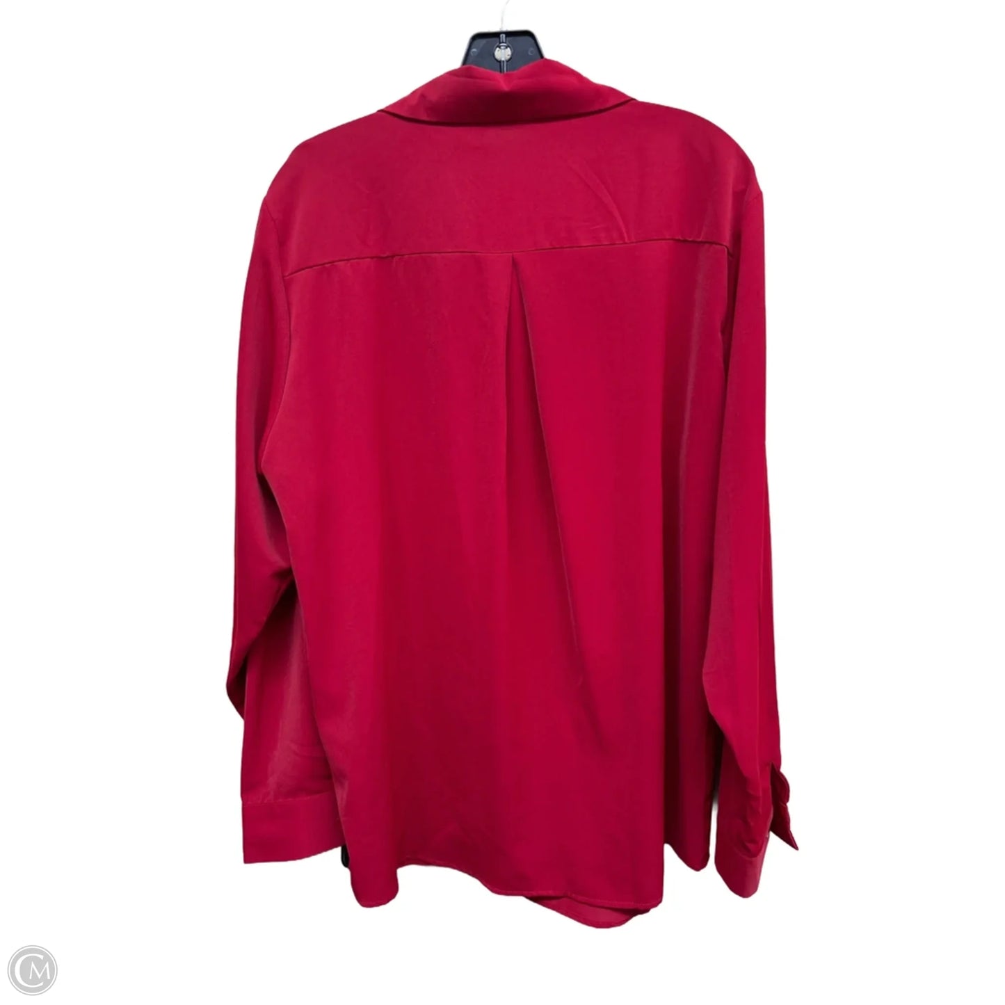 Top Long Sleeve By Clothes Mentor In Red, Size: 2x