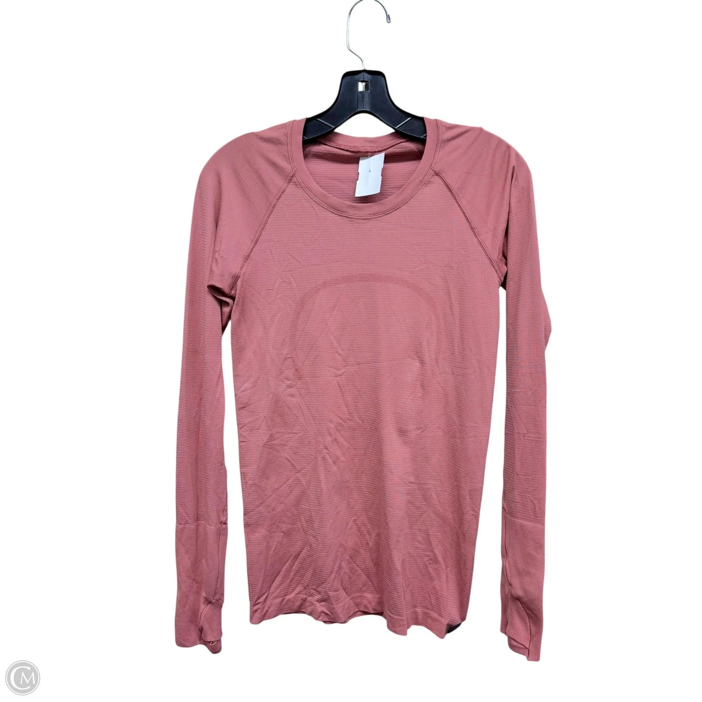 Athletic Top Long Sleeve Crewneck By Lululemon In Pink, Size: 8