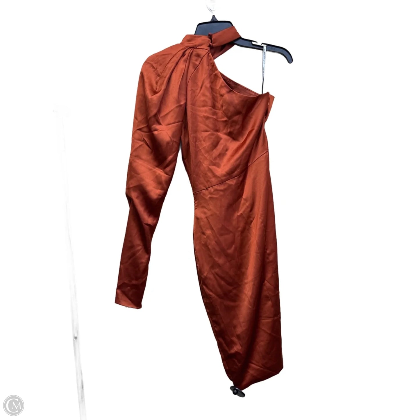 Dress Casual Midi By Clothes Mentor In Orange, Size: Xs