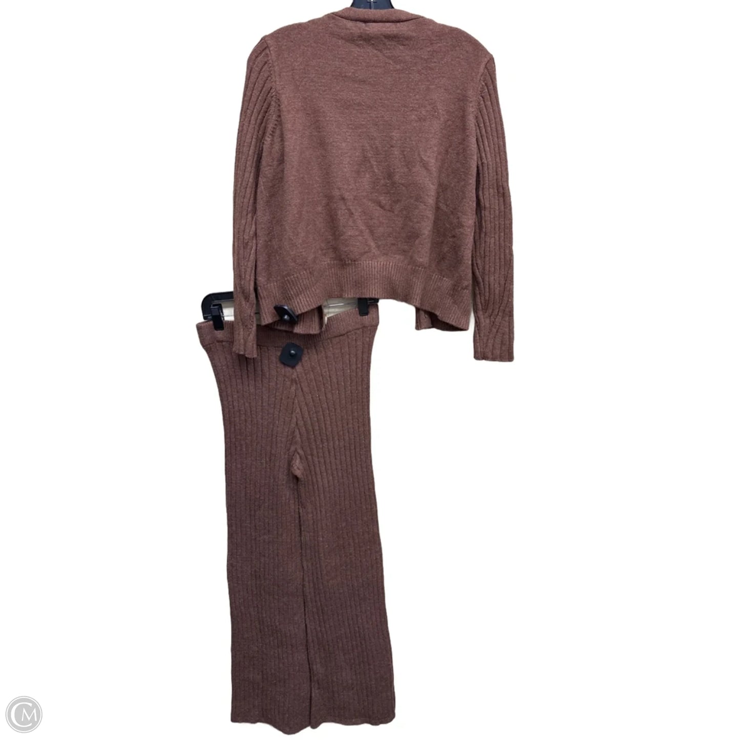 Pants Set 2pc By Clothes Mentor In Brown, Size: M