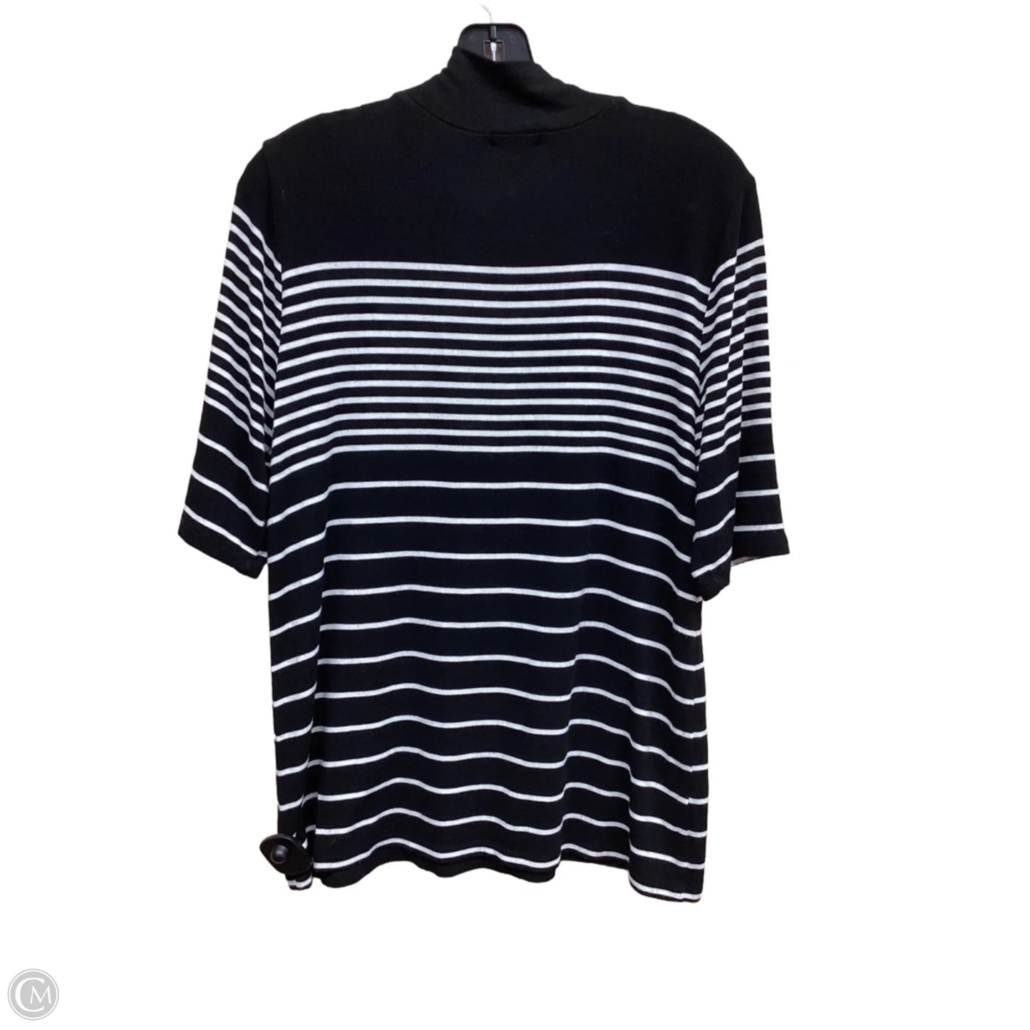 Top Long Sleeve By Ann Taylor In Striped Pattern, Size: L