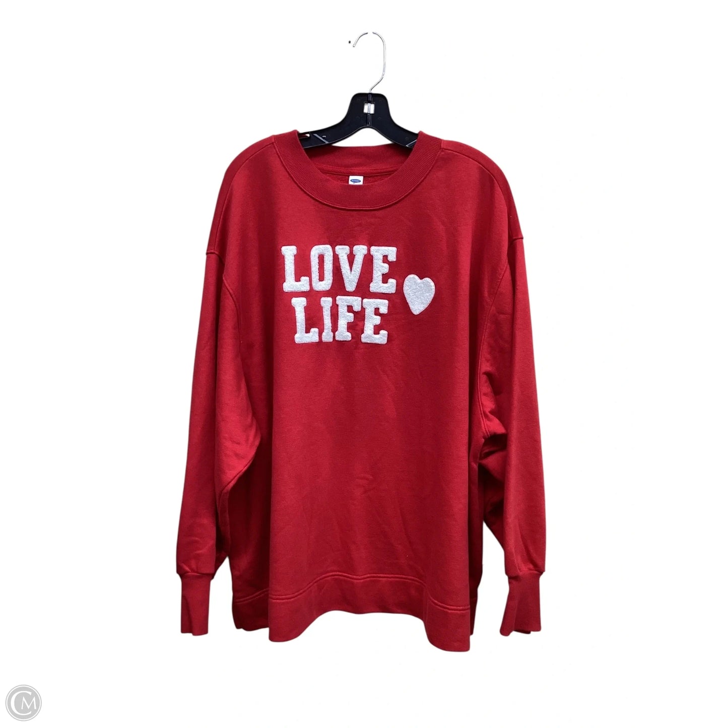 Sweater By Old Navy In Red, Size: 3x