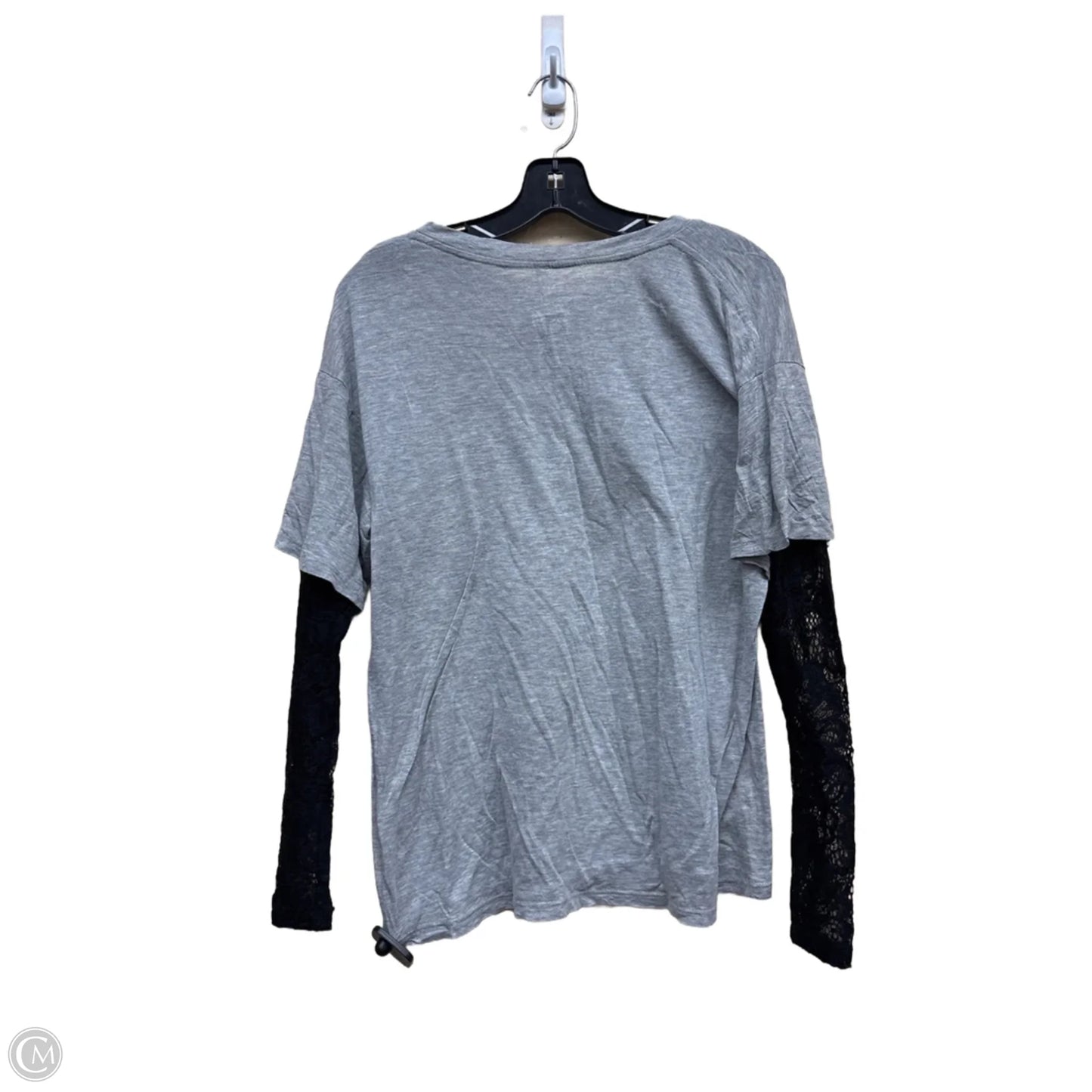 Top Long Sleeve By Clothes Mentor In Grey, Size: Xs
