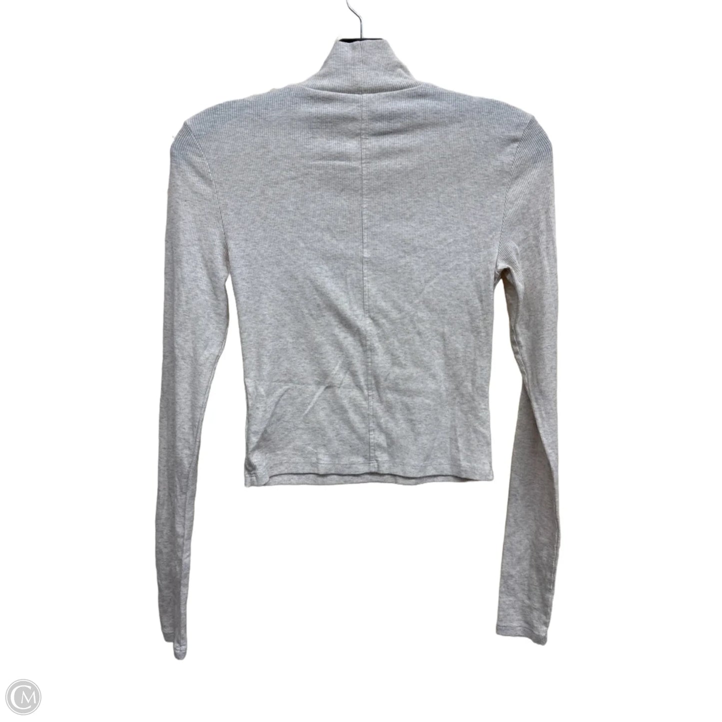 Top Long Sleeve By American Eagle In Tan, Size: S