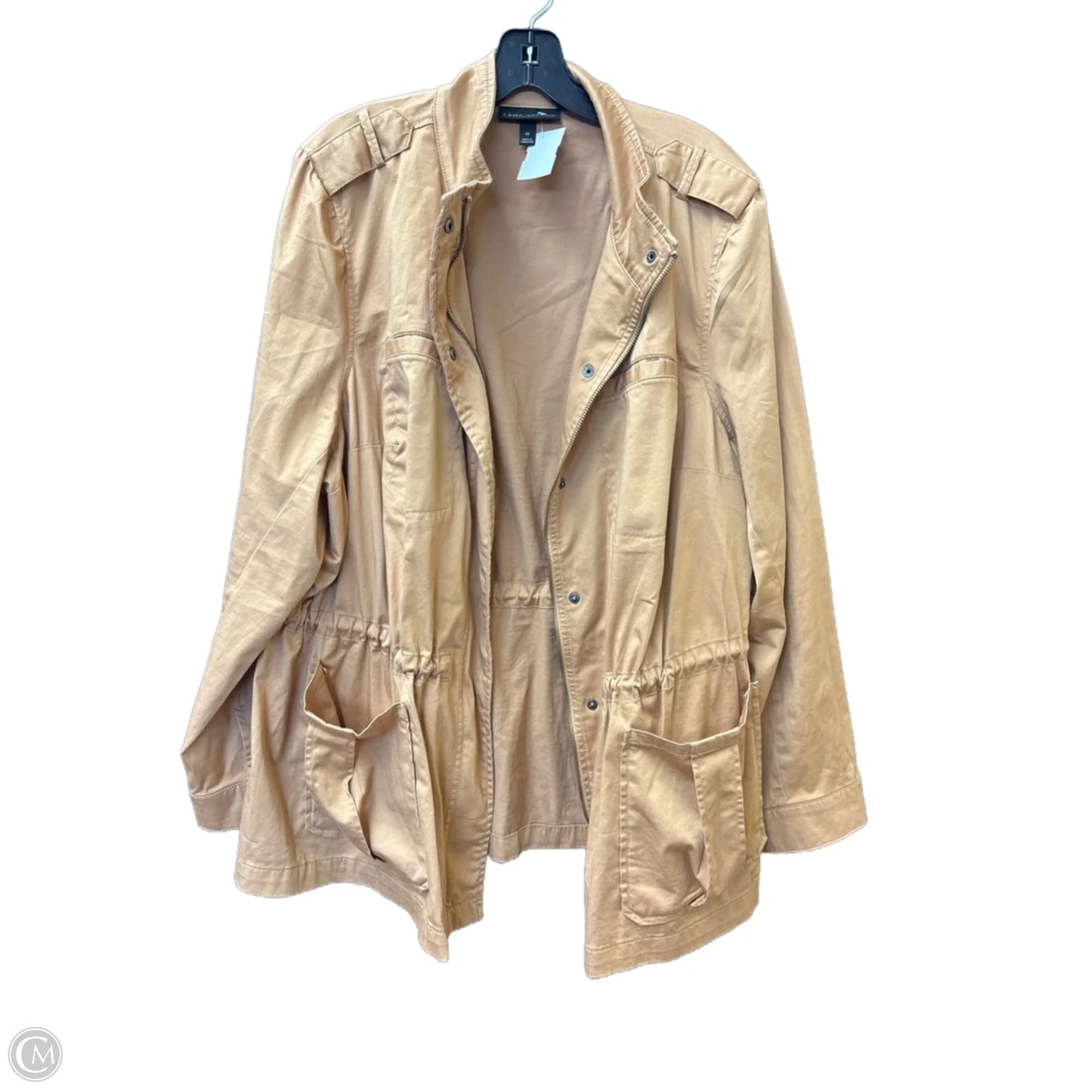 Jacket Other By Lane Bryant In Tan, Size: 2x