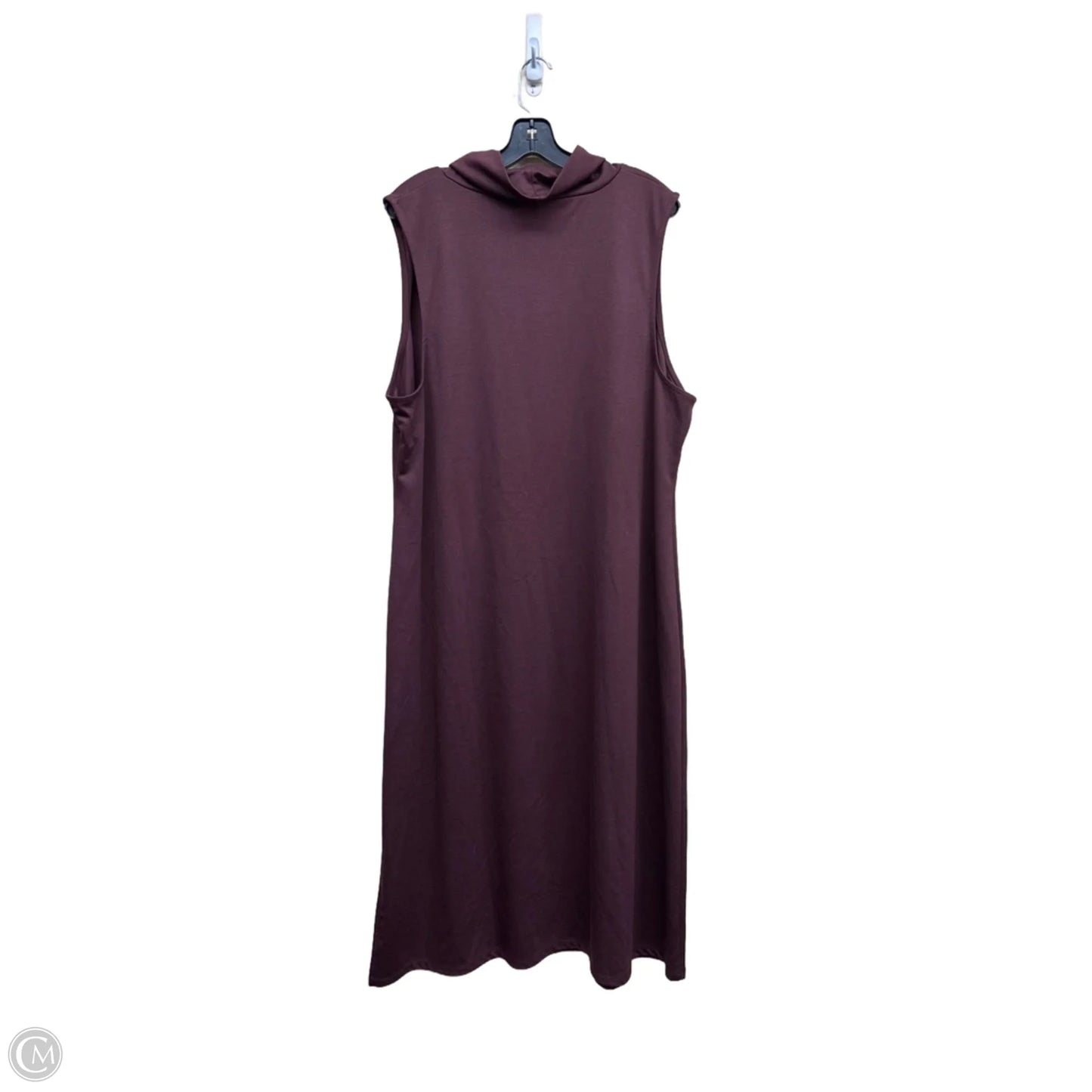 Dress Casual Maxi By Who What Wear In Purple, Size: 2x