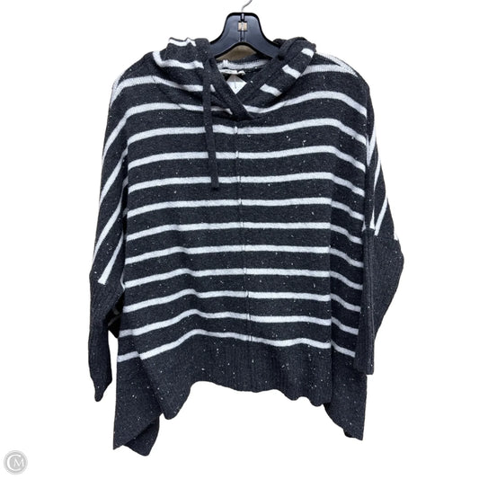Sweatshirt Hoodie By Loft In Striped Pattern, Size: Xs