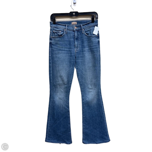 Jeans Flared By Mother In Blue Denim, Size: 2