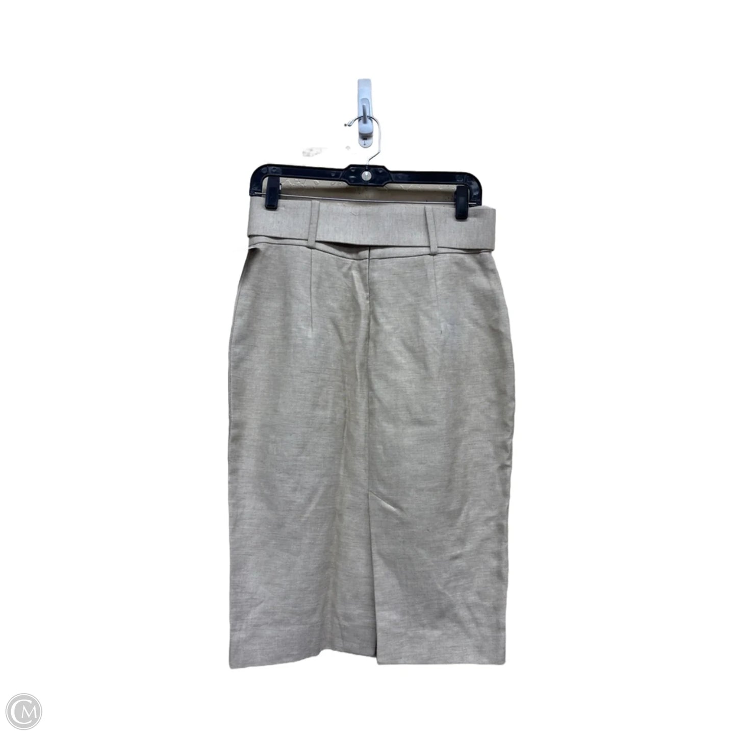 Skirt Midi By Zara In Tan, Size: M