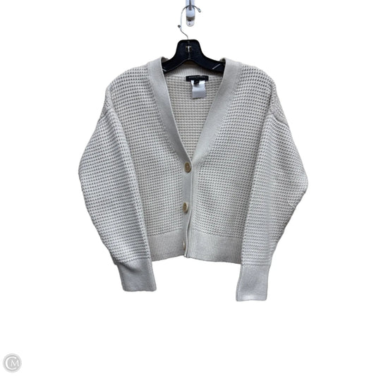 Sweater Cardigan By Banana Republic In Tan, Size: S