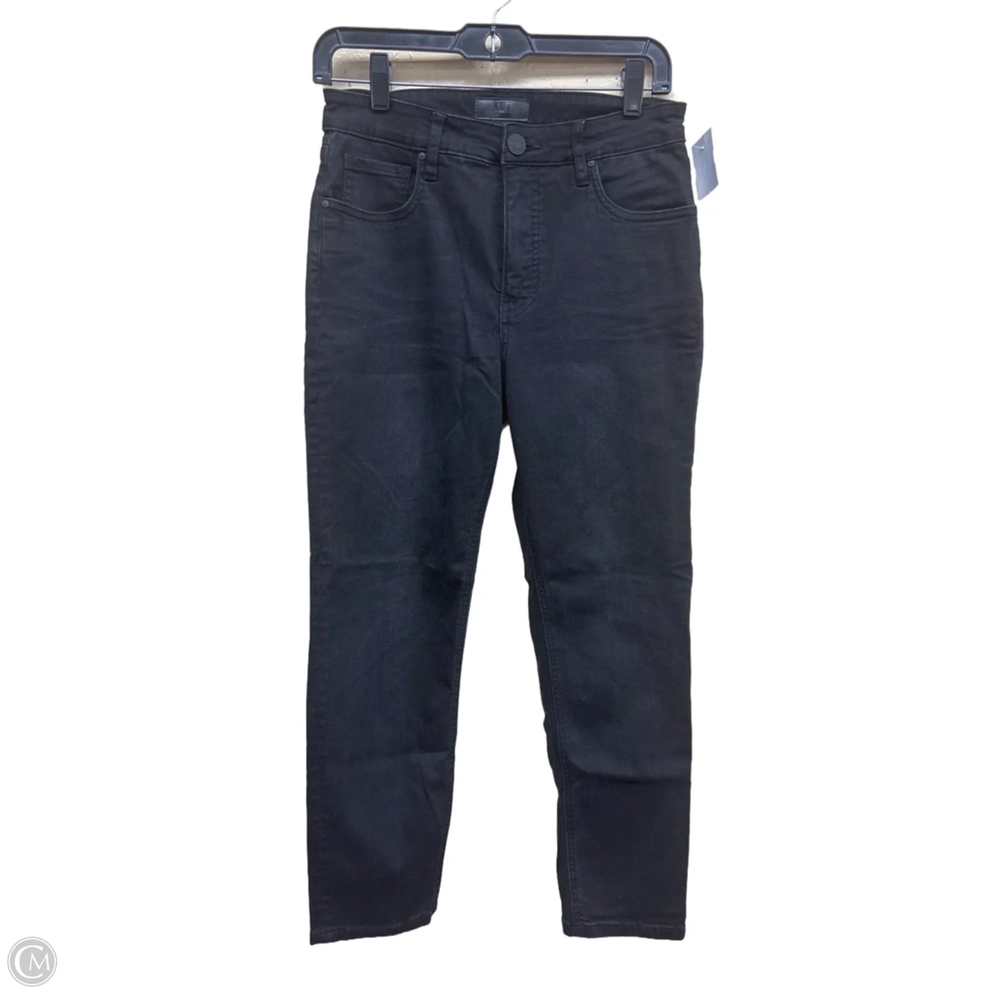 Jeans Skinny By Kut In Black Denim, Size: 4