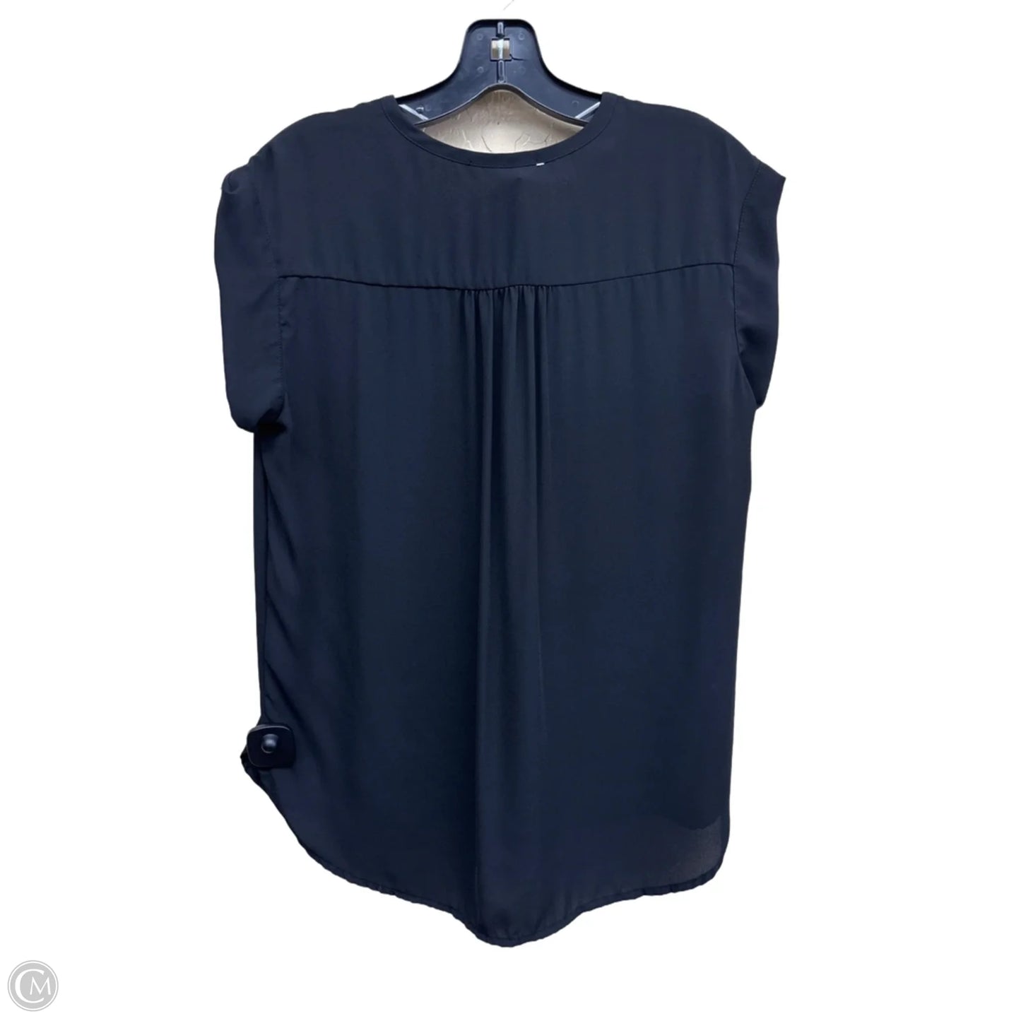 Top Short Sleeve By Pleione In Black, Size: S