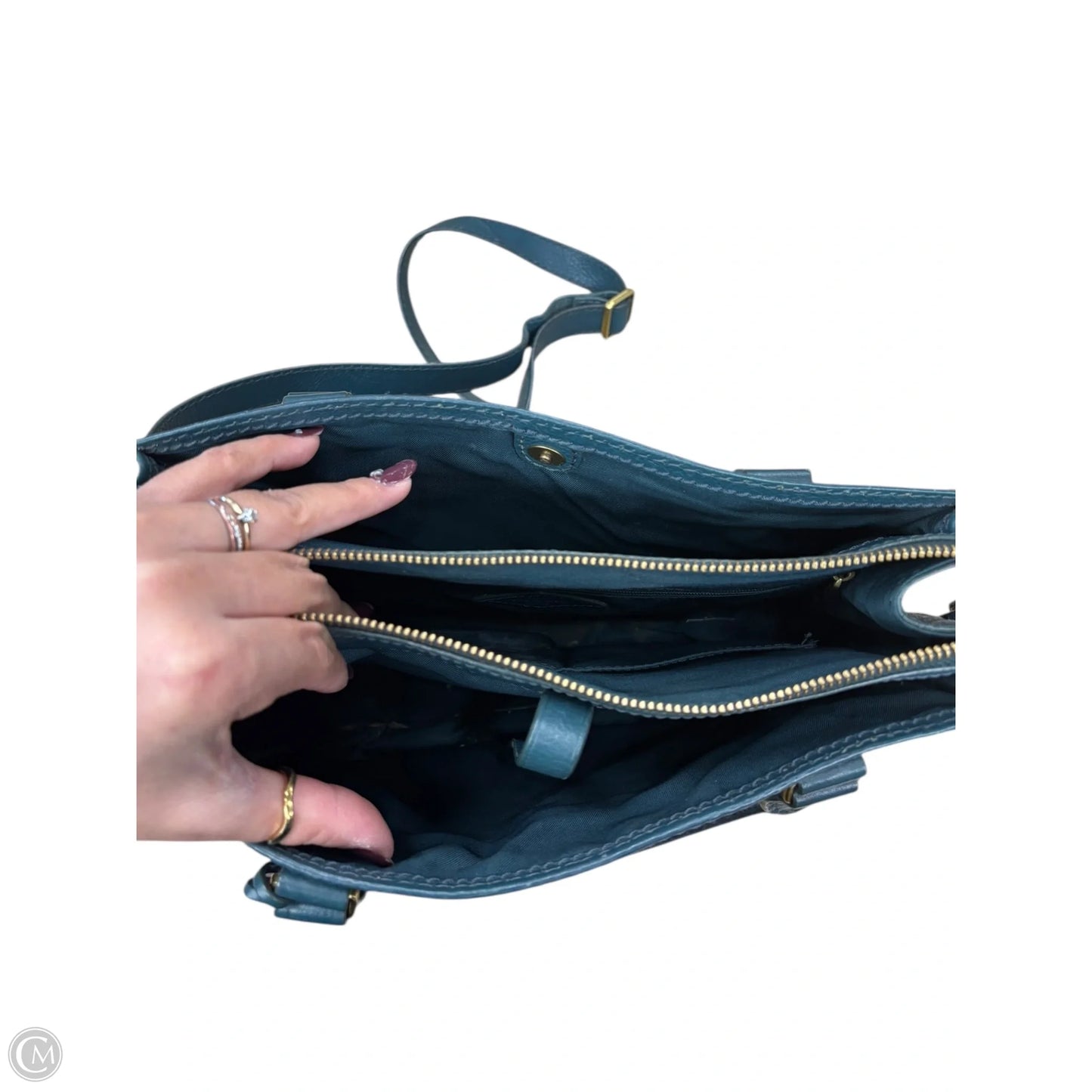 Handbag By Fossil, Size: Medium