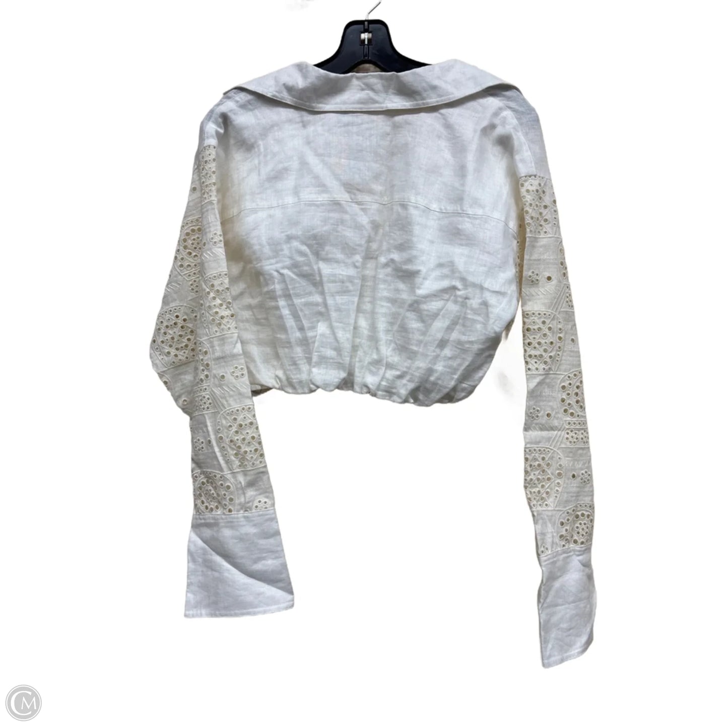 Top Long Sleeve By Alc In White, Size: 2