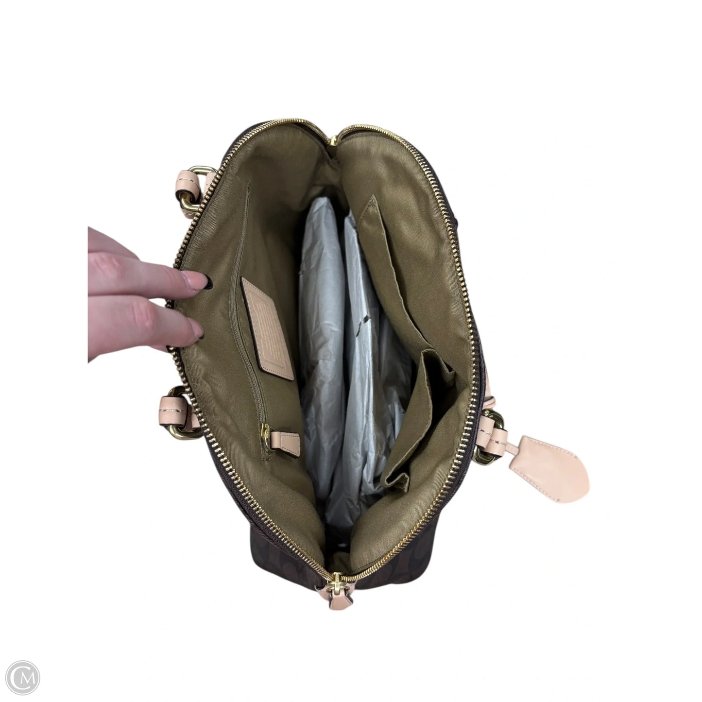 Handbag Designer By Coach, Size: Medium