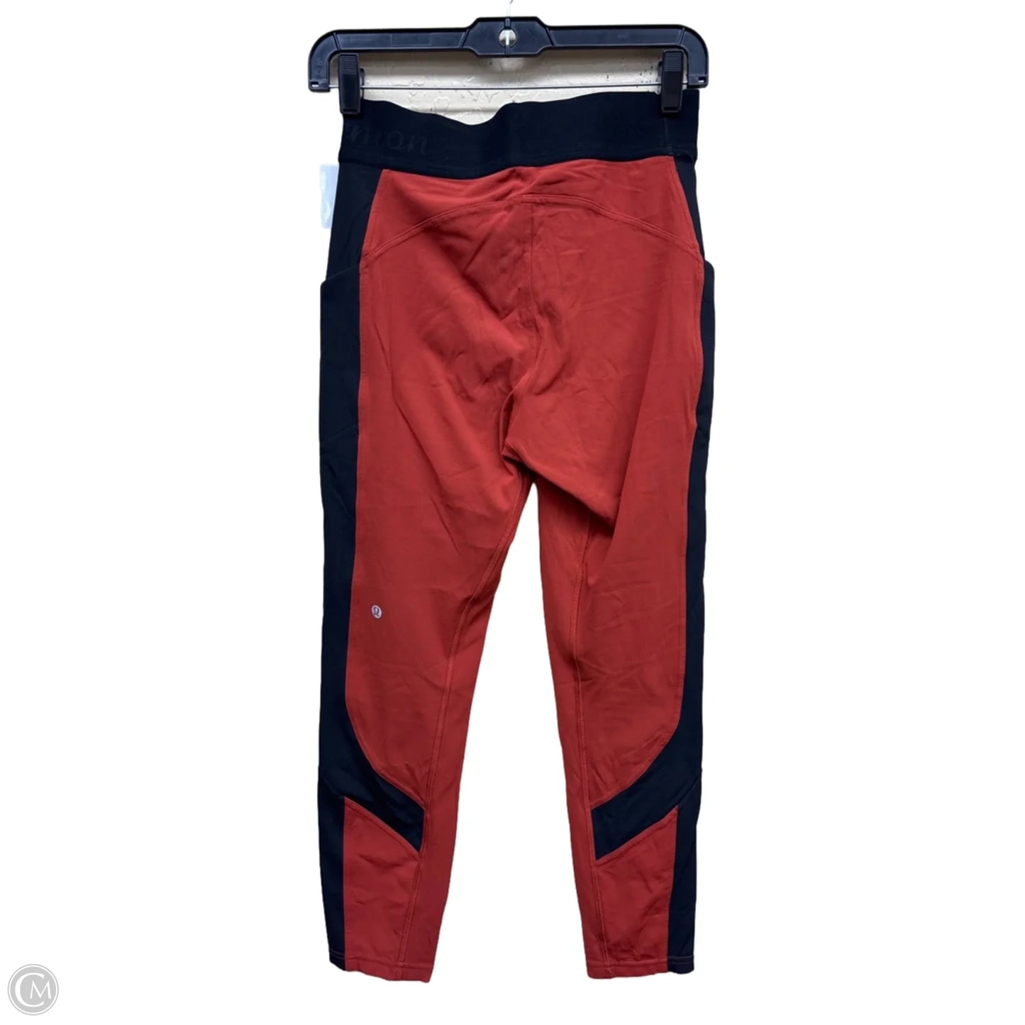 Athletic Pants By Lululemon In Orange, Size: 8