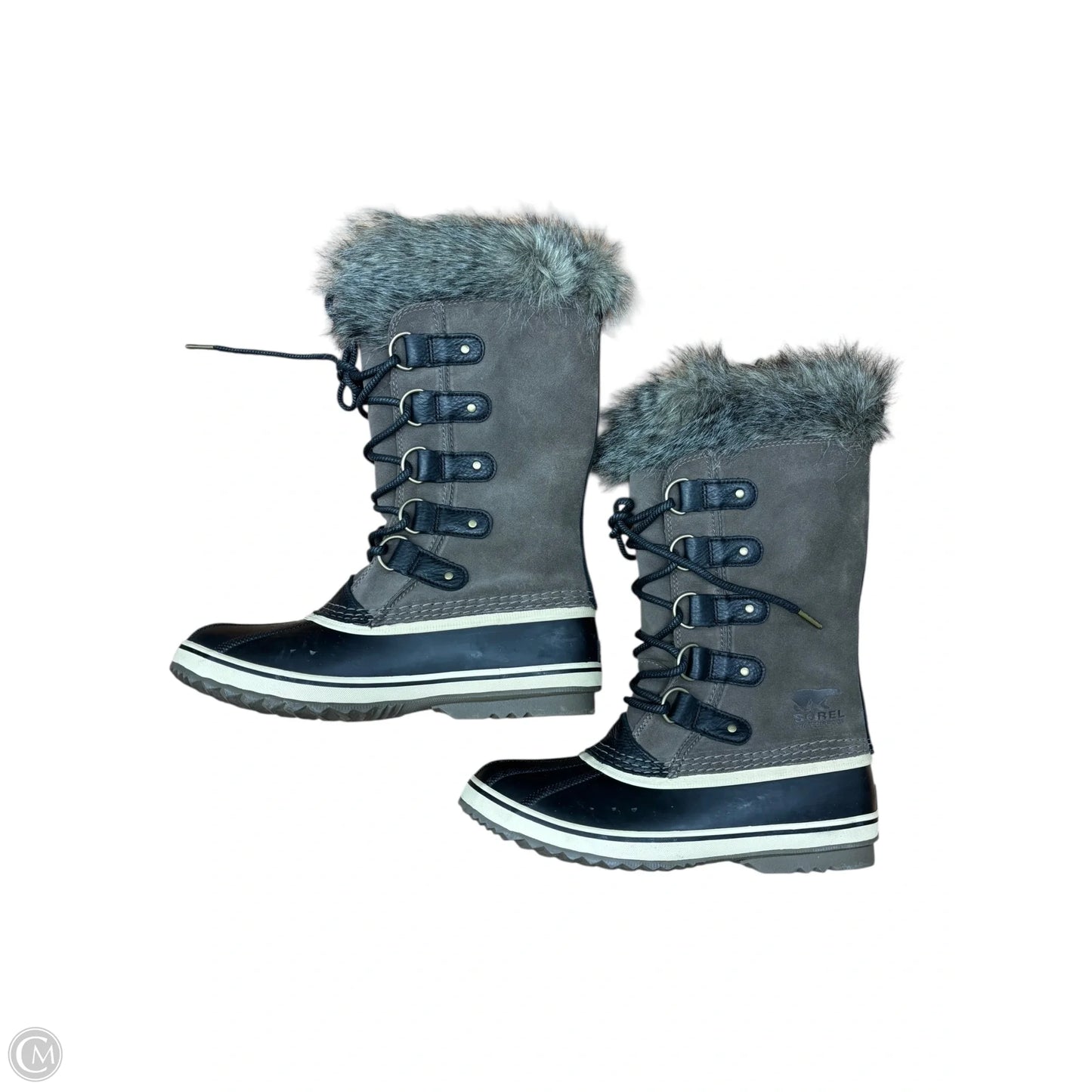 Boots Snow By Sorel In Black & Brown, Size: 10
